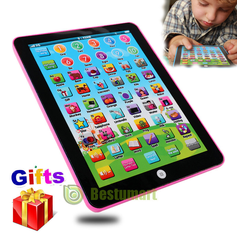 Educational Learning Tablet Musical Pad Toy for Age 1 2 3 4 5 6 Years Old Grils