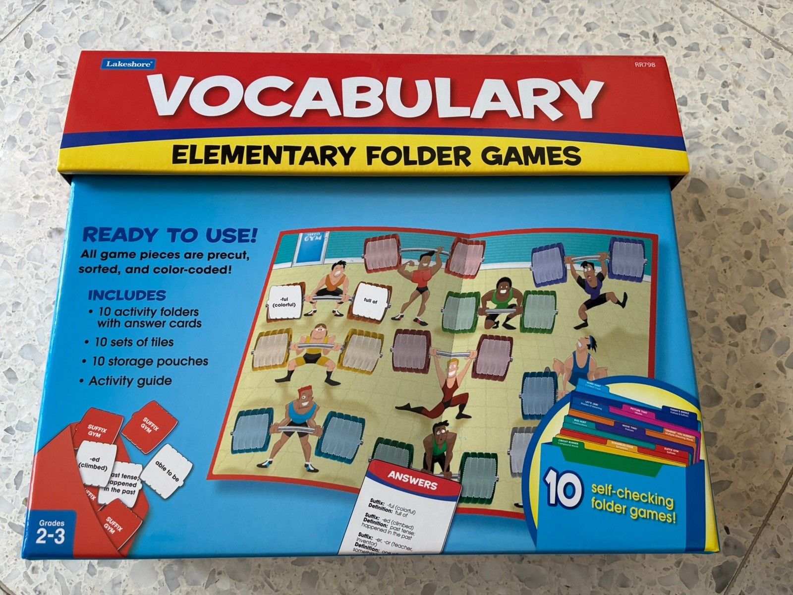 Lakeshore VOCABULARY Elementary Folder Games for Grades 2-3 RR798