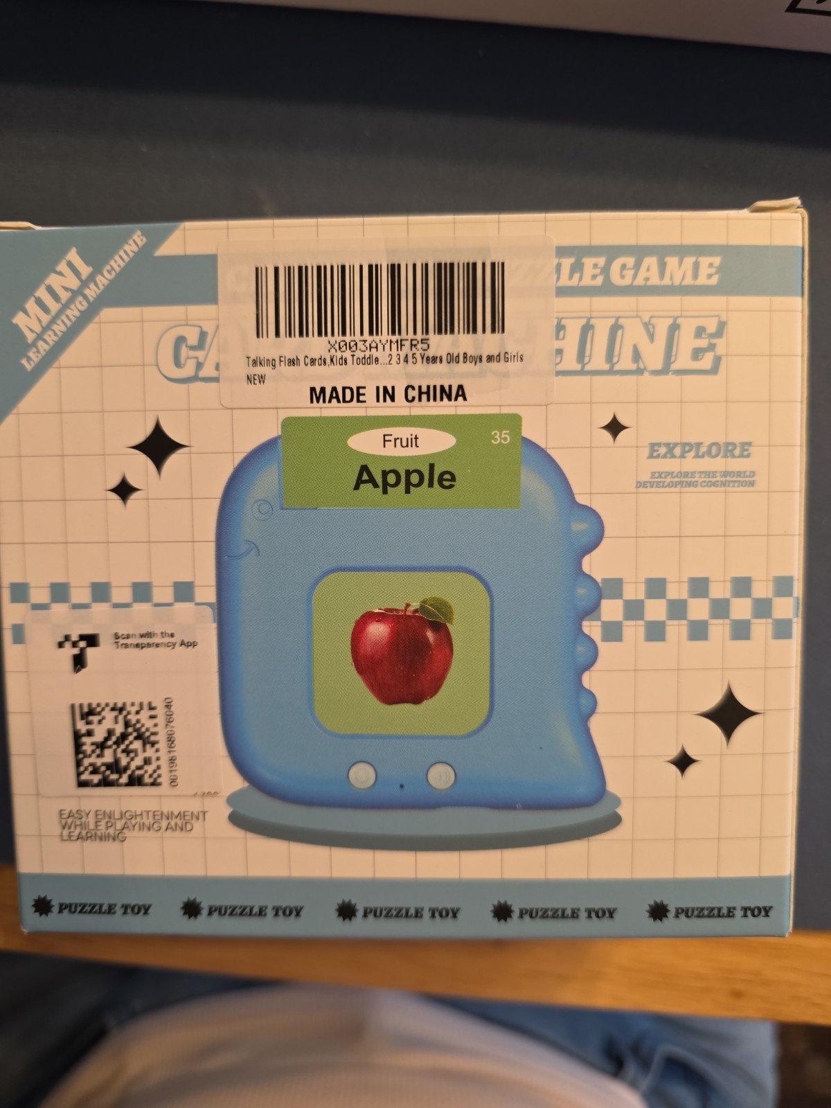 Children’s Flash Card Talking Machine 12m+ W/ 240 Cards