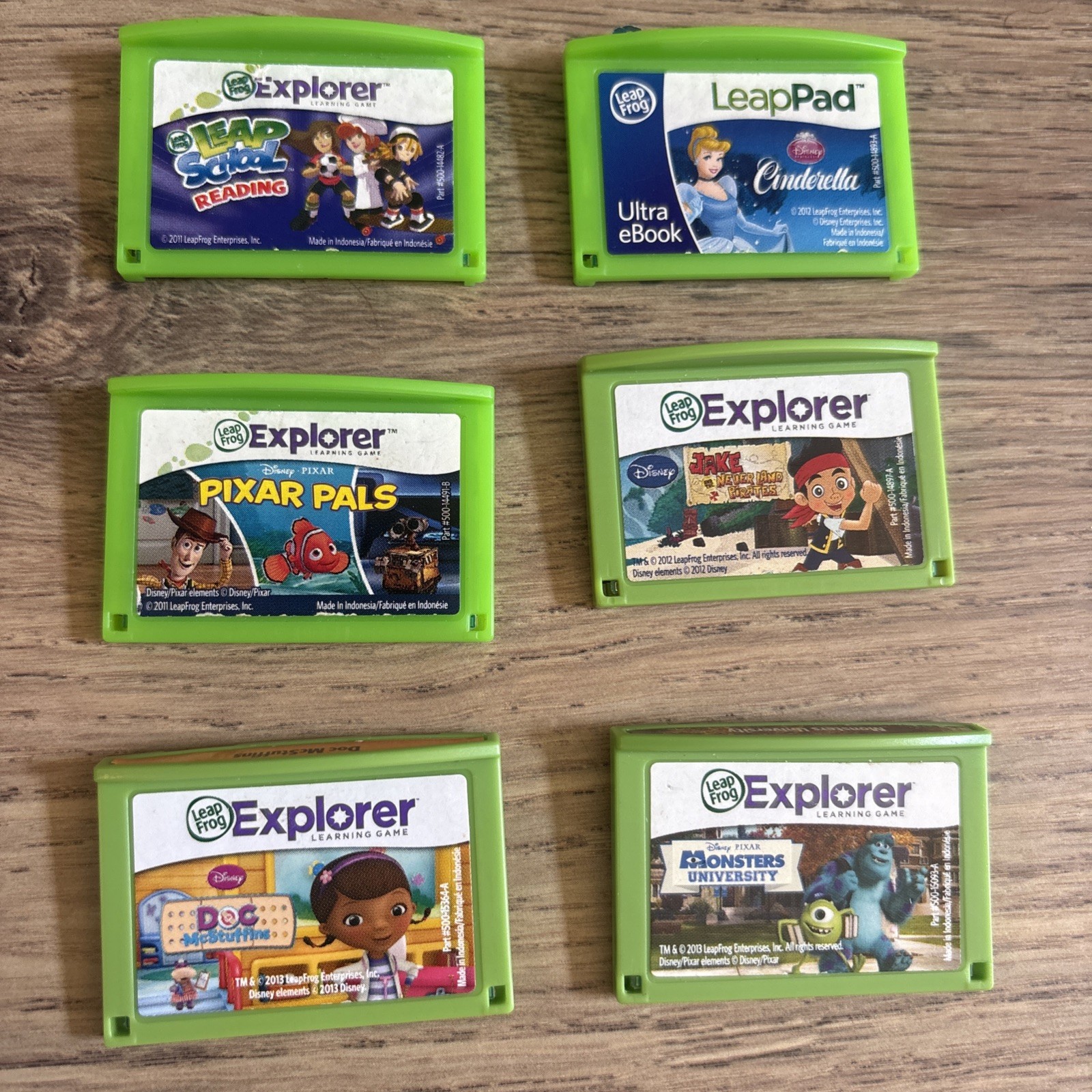 6 Leap Frog LeapPad Explorer Learning Game lot LeapPad 1 2 3 XDI Ultra Platinum