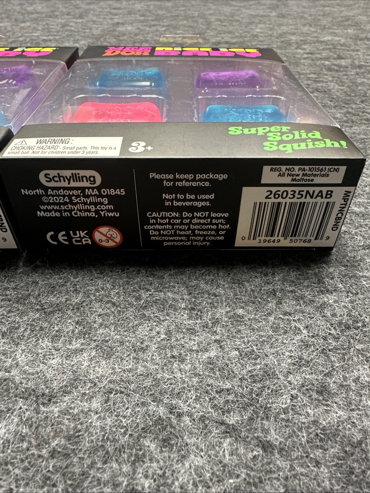 2 X Schylling NEEDOH NICE ICE BABY 4-Pack (Mini Nice Cubes) ~NEW & AUTHENTIC