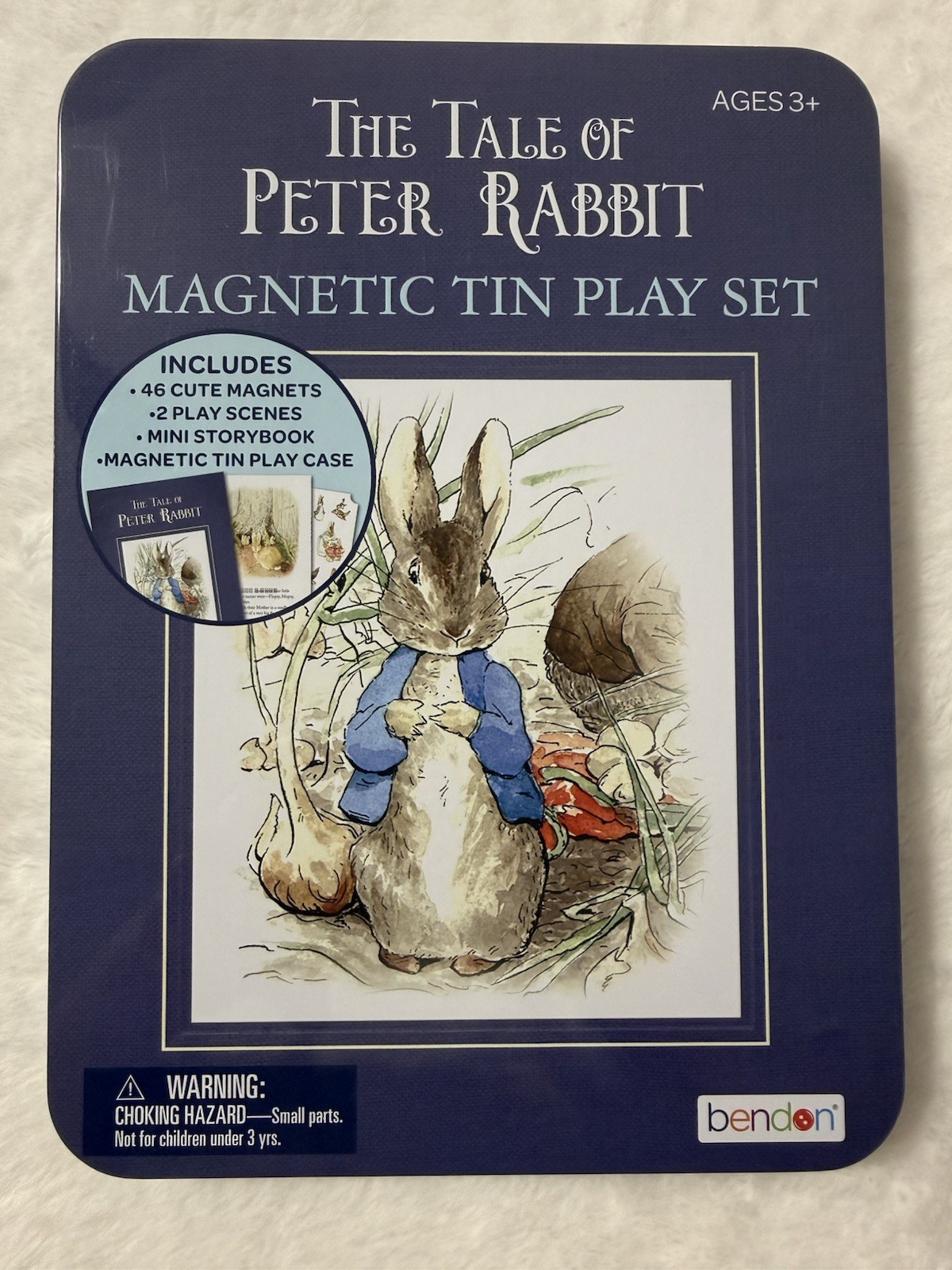 Magnetic Tin Play Set, The Tale of Peter Rabbit, Ages 3+, NEW.