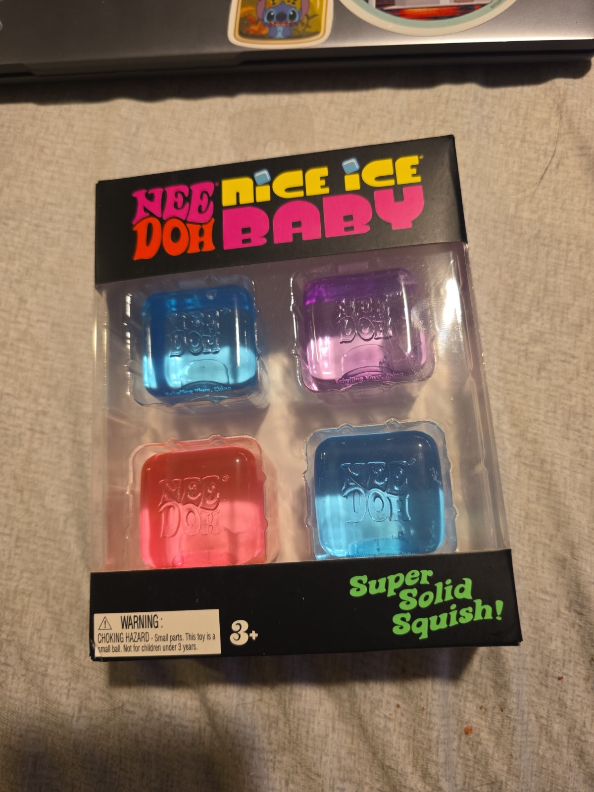 New Needoh Nice Ice Baby Bundle (Mini Nice Cubes) + 1 Crazy Fun Rms Mini Squishy