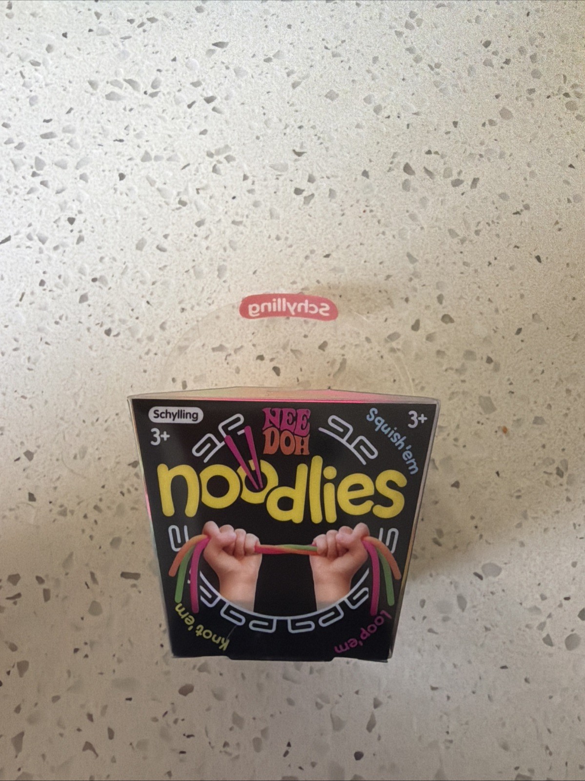NeeDoh Noodlies Sensory Fidget Toy, RARE Nee Doh Stretchy Noodles 5 Colors USA