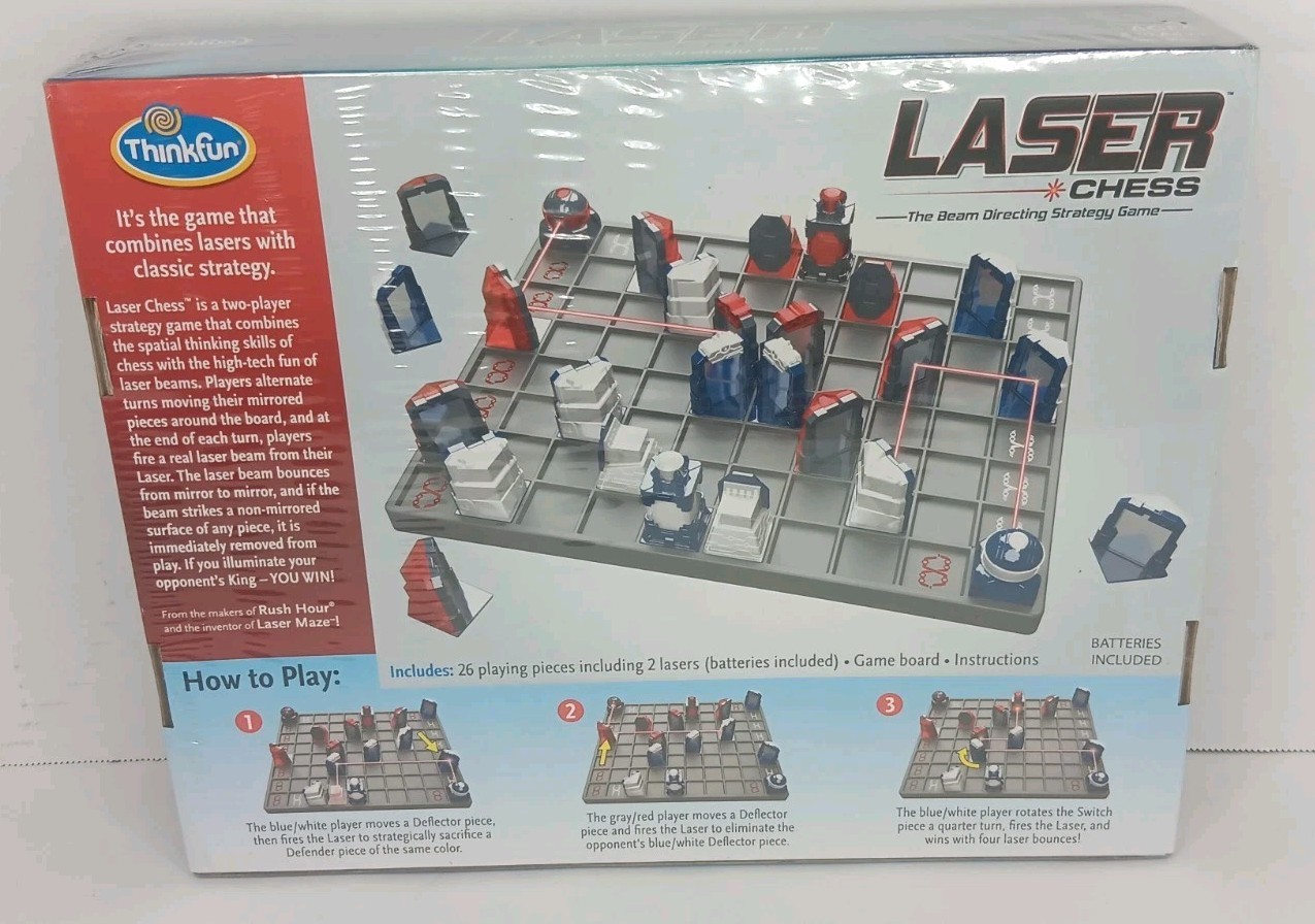 ThinkFun Laser Chess Two Player Strategy Beam Game Toy Brand New Sealed