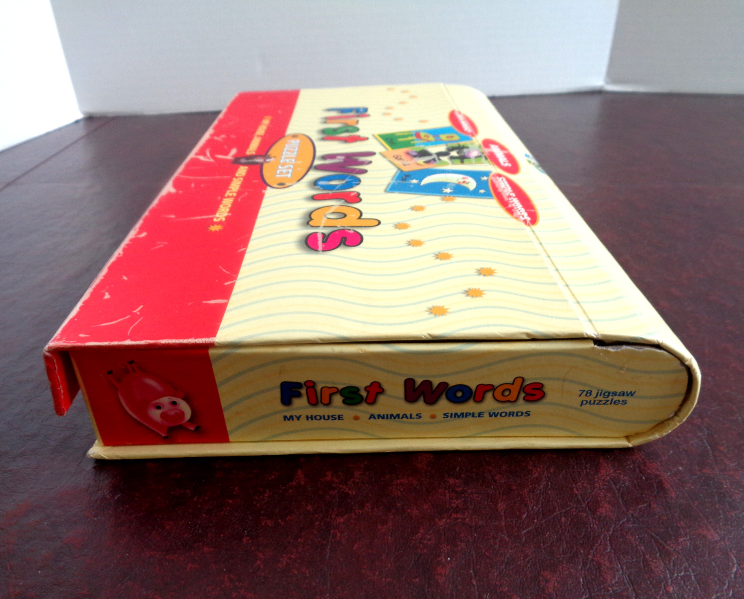 FIRST WORDS Puzzle Set~House-Animals-Simple Words Early Childhood Development
