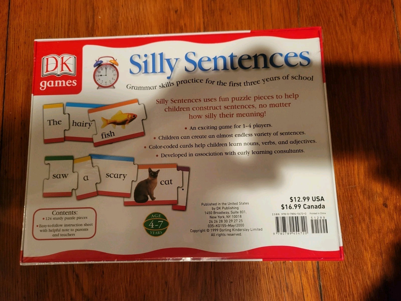 DK Publishing Silly Sentences Grammar Sentence Building Skills K-2nd Grade Class