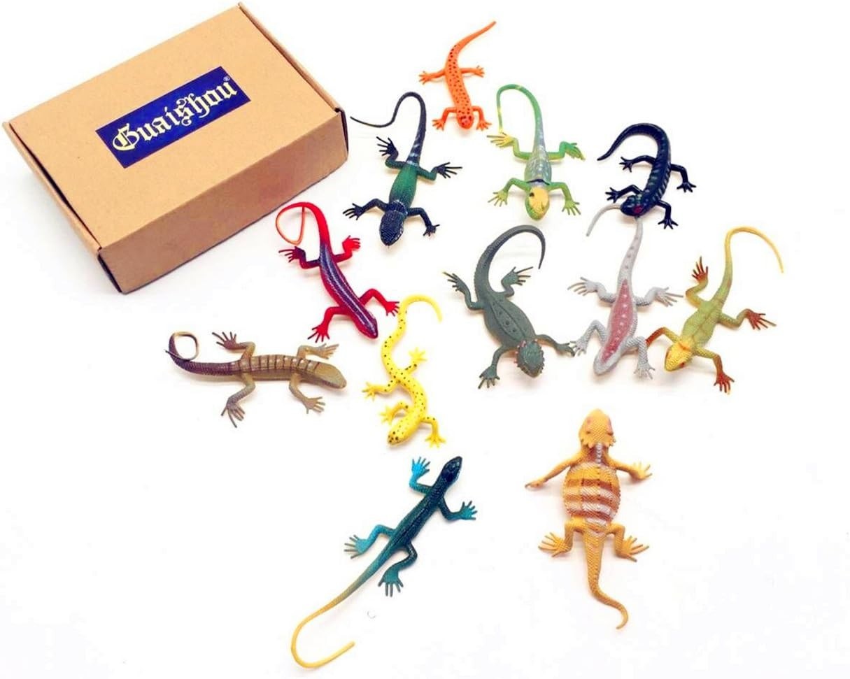 Educational 12-Piece Reptile & Dinosaur Figures Set – Ideal for Young Explorers