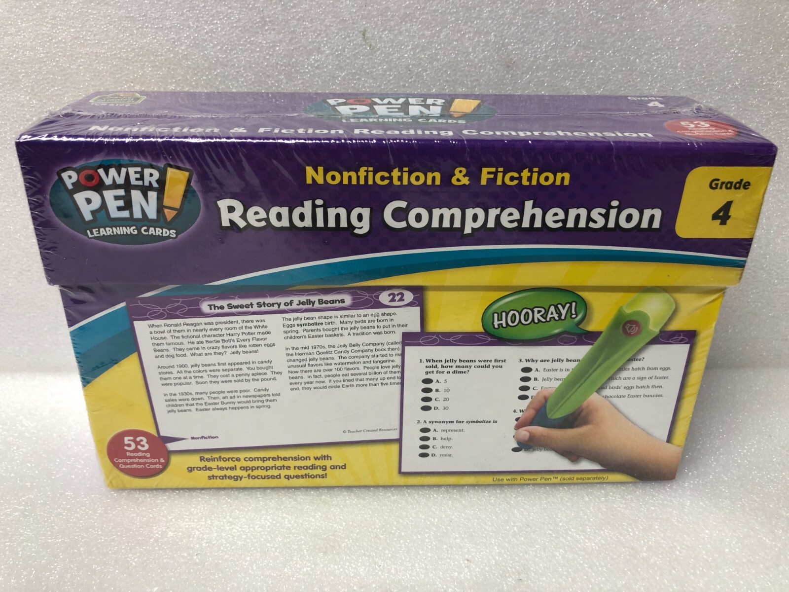 Power Pen Learning Cards Nonfiction & Fiction Reading Comprehension TCR 6199