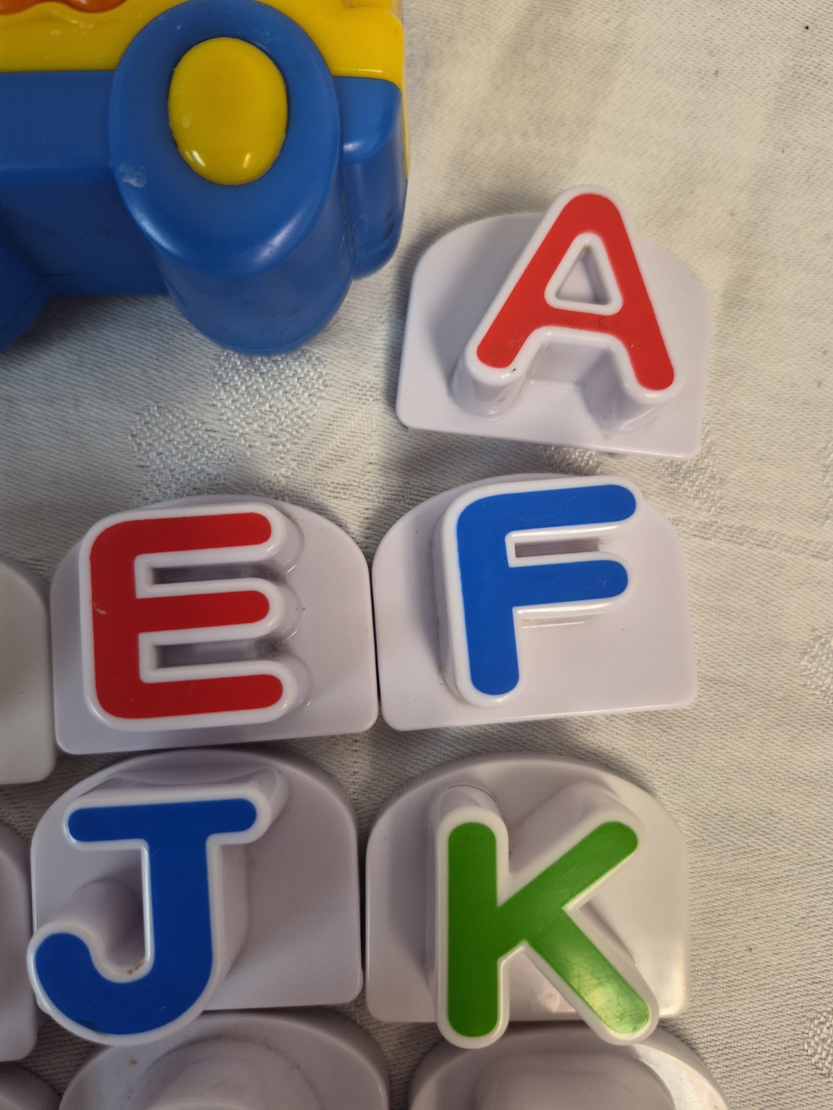 Leap Frog Tads School Bus Fridge Phonics Complete Alphabet 26 Letters Tested EUC