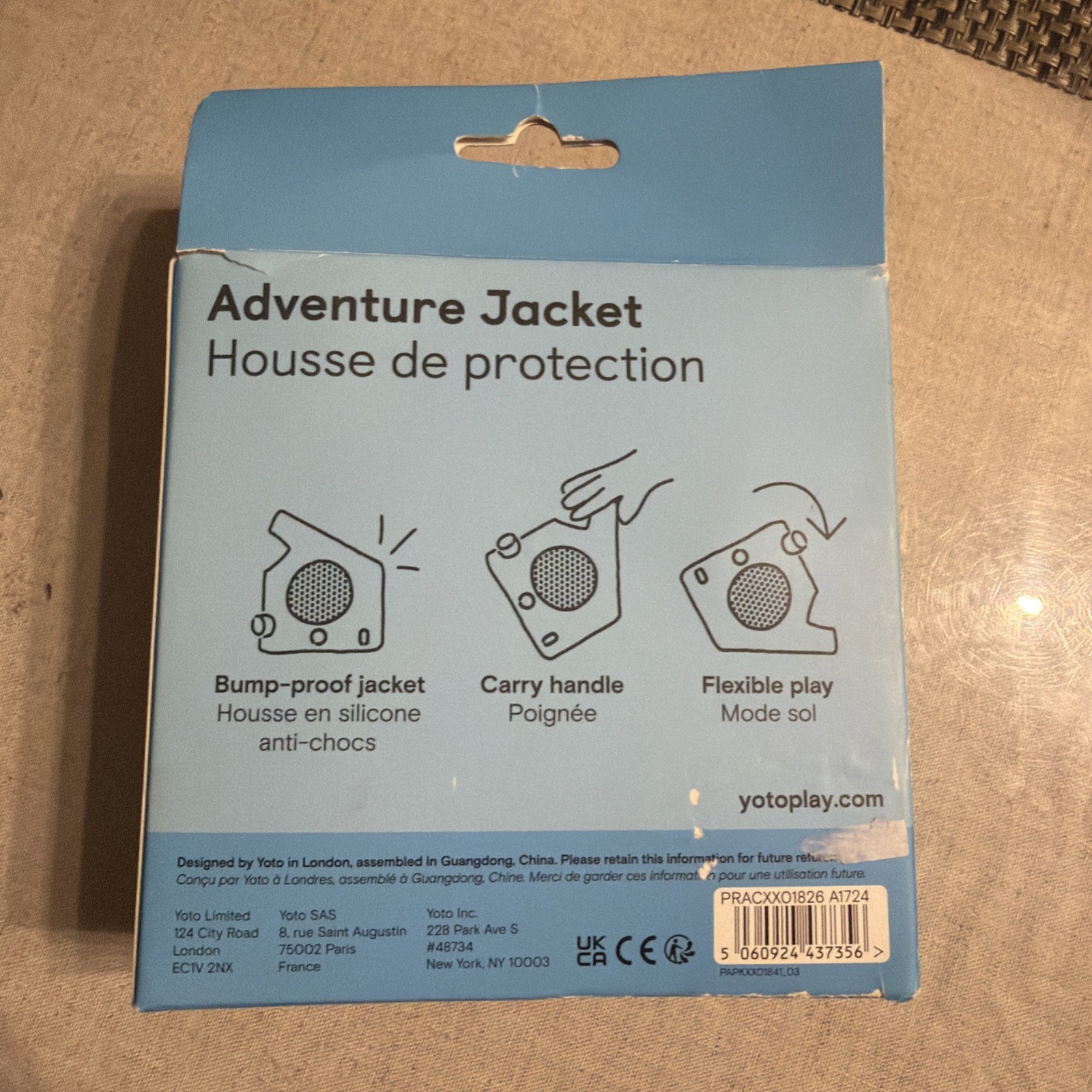 yoto – Adventure jacket – yoto Player – 3rd Generation – Blue Bird Bleue