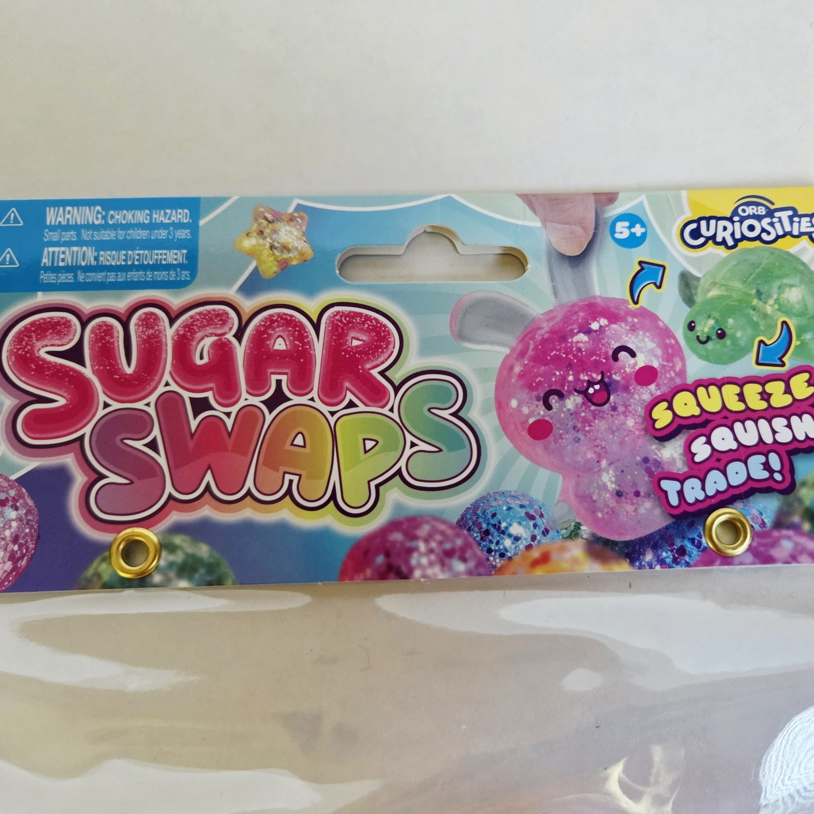 Sugar Swaps 3 STARS Orb Curiosities Squeeze Toy Taba Squishy 100% AUTHENTIC USA