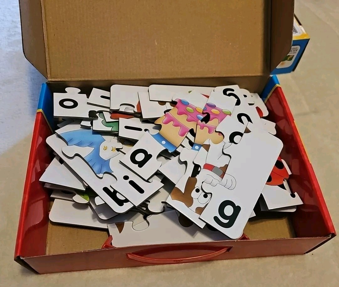 Lot Of 2- The Learning Journey: Match It! Counting And Spelling Puzzle Sets