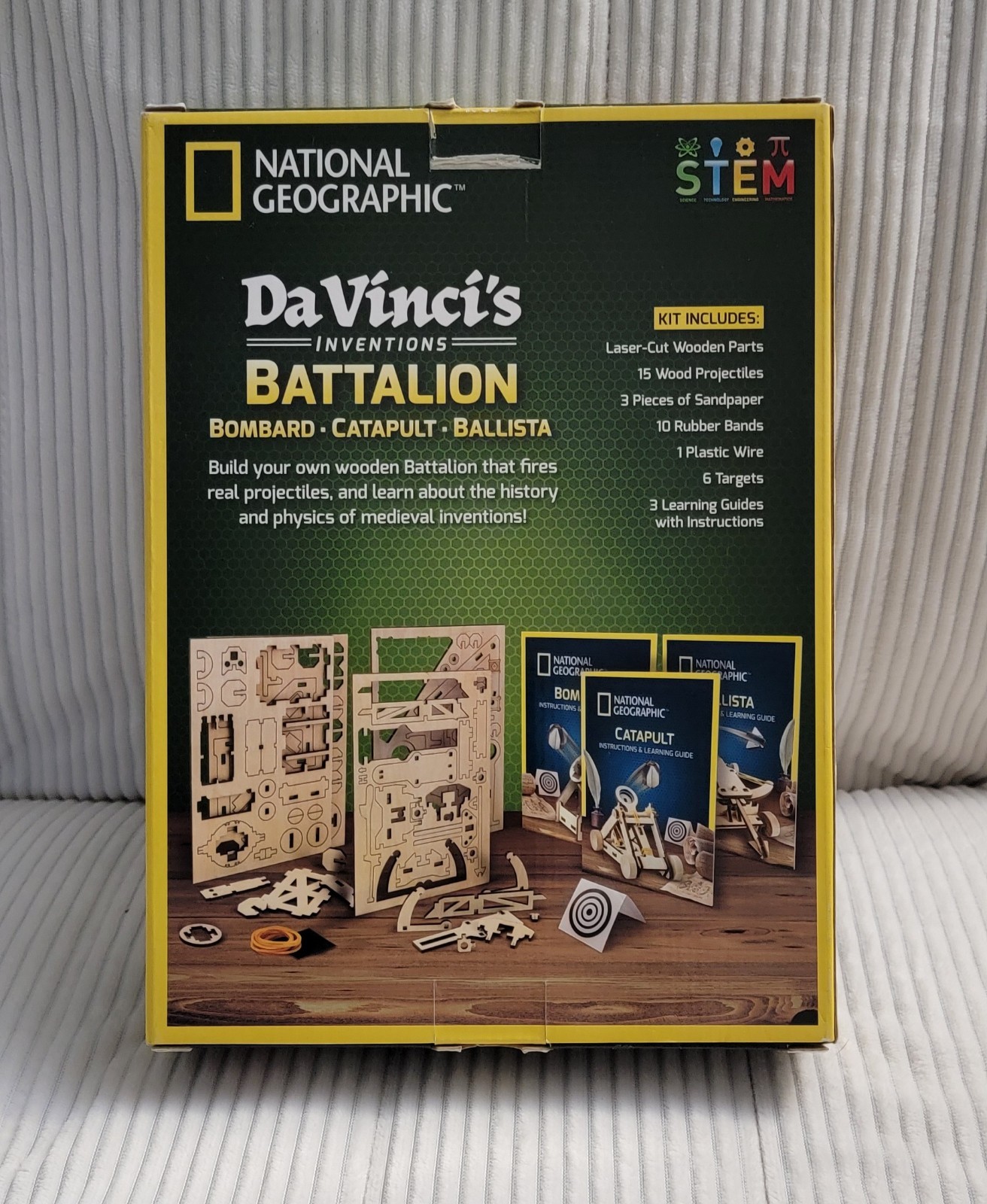 NATIONAL GEOGRAPHIC Da Vinci Model Kit – Catapult Kit Battalion- Open Box