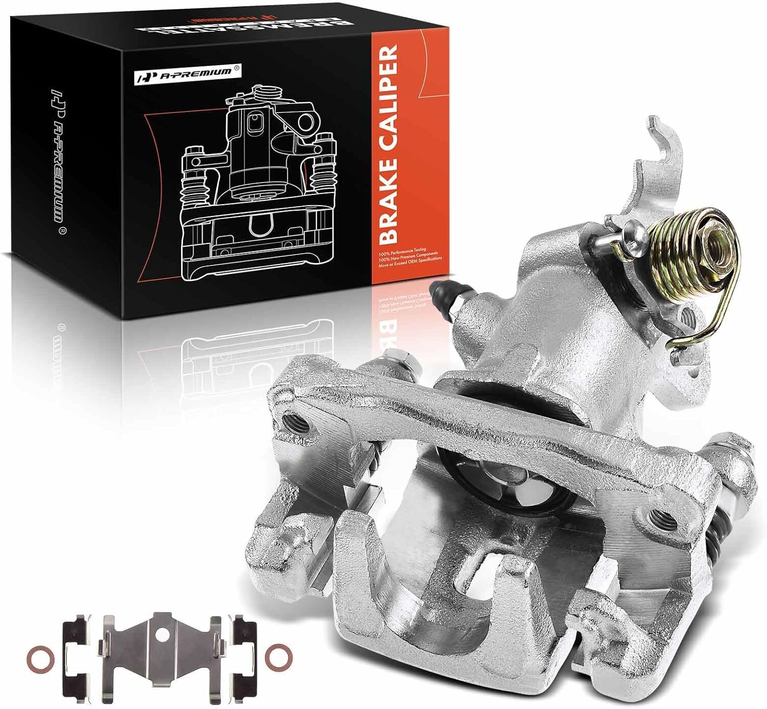 Rear Passenger APM Disc Brake Caliper Assembly with Bracket Compatible