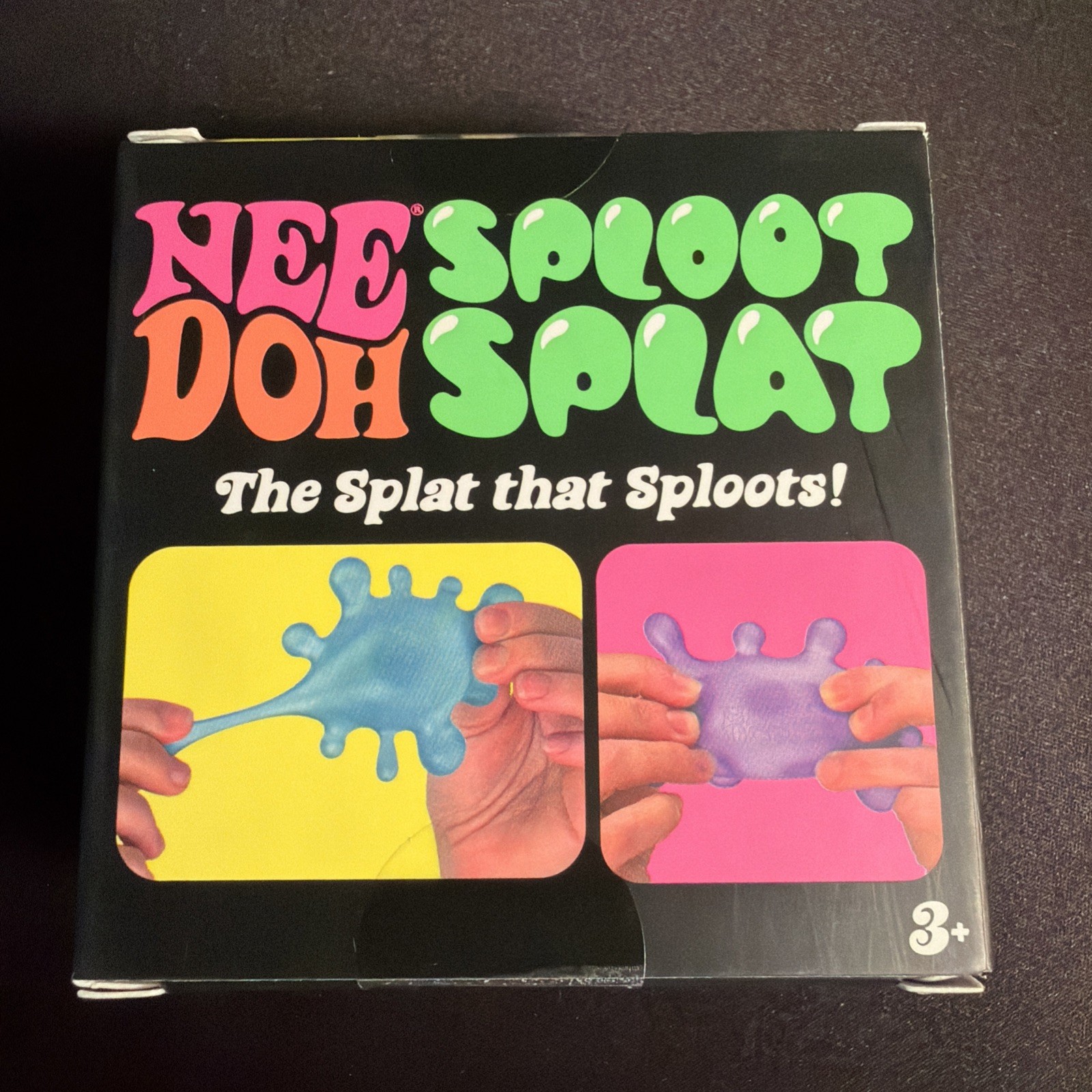 NeeDoh SPLOOT SPLAT GREEN, Nee Doh Splatter Fidget, AUTHENTIC SHIPS NOW!!