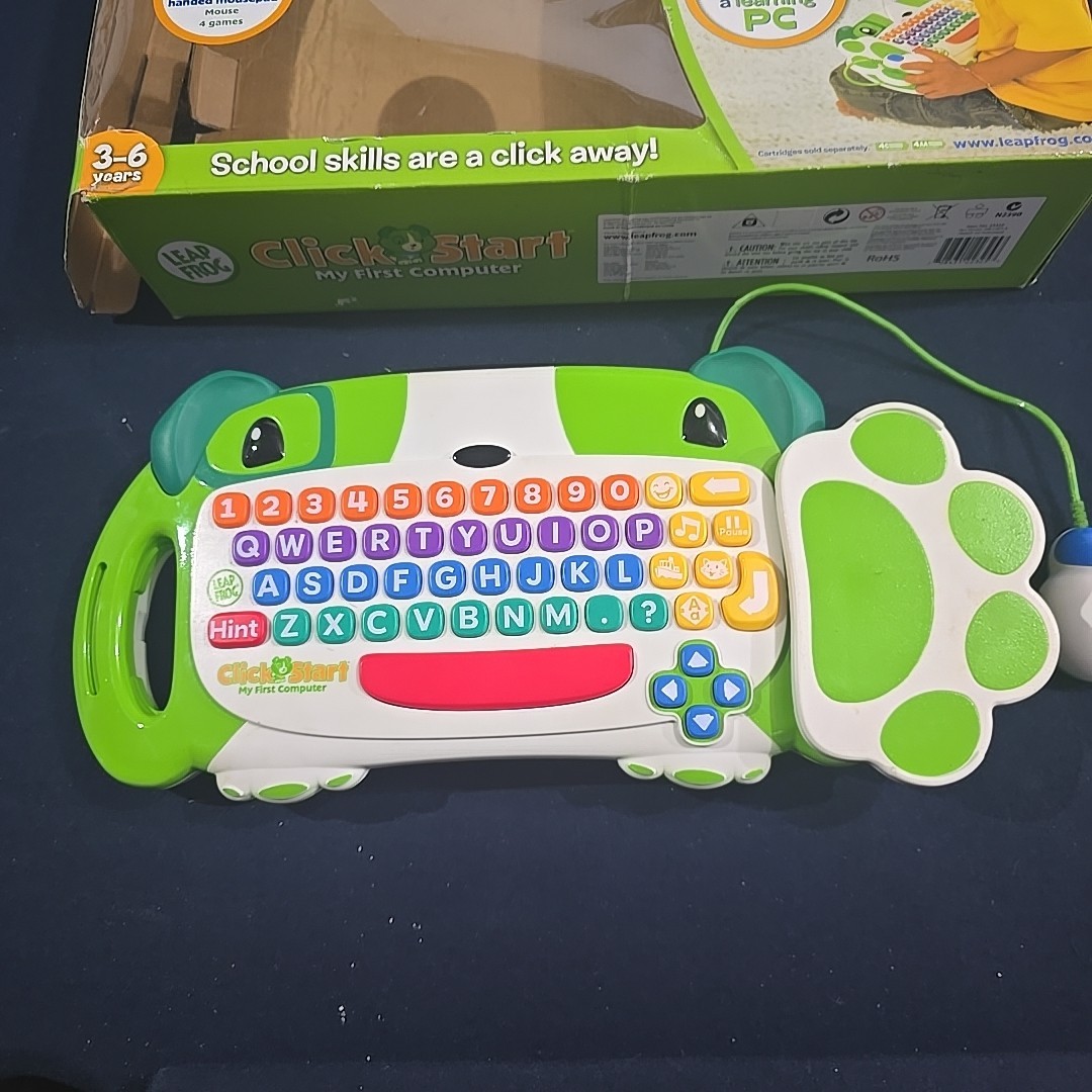 LeapFrog ClickStart Keyboard Tested Working Kids Learning Educational Toy
