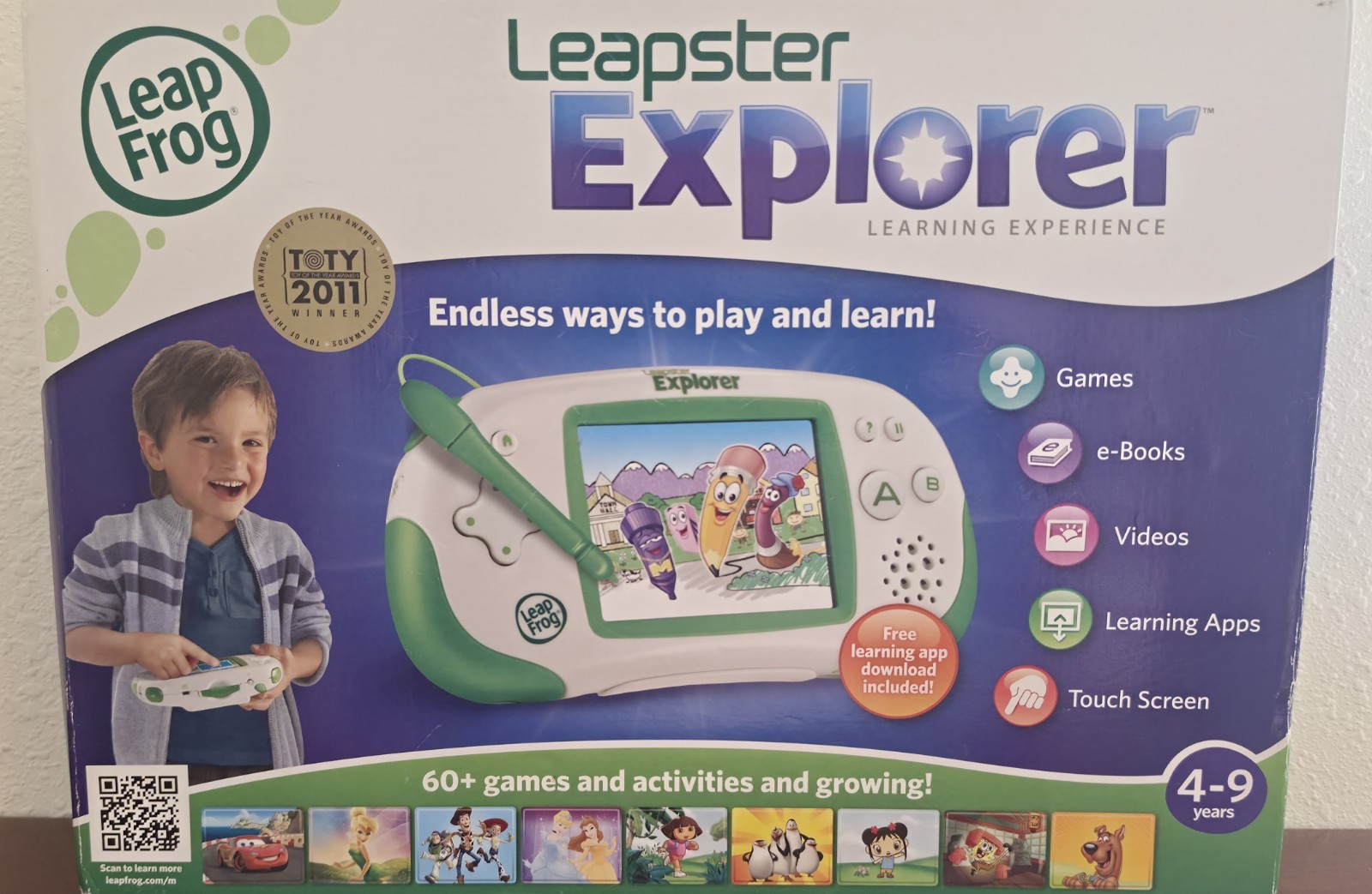 RARE 2011 LeapFrog Leapster Explorer Handheld Retro Game – TOTY Winner – NEW!!!