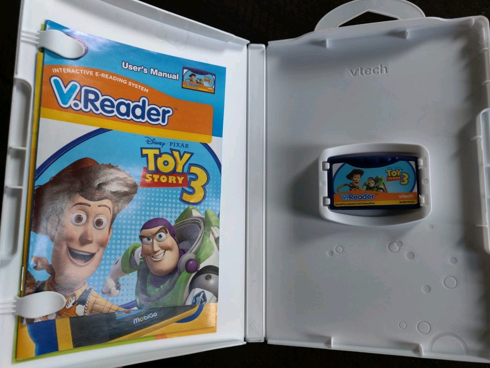 3 VTech V.Reader Toy Story 3 Disney Princess Tinkerbell E-Reading Cartridges