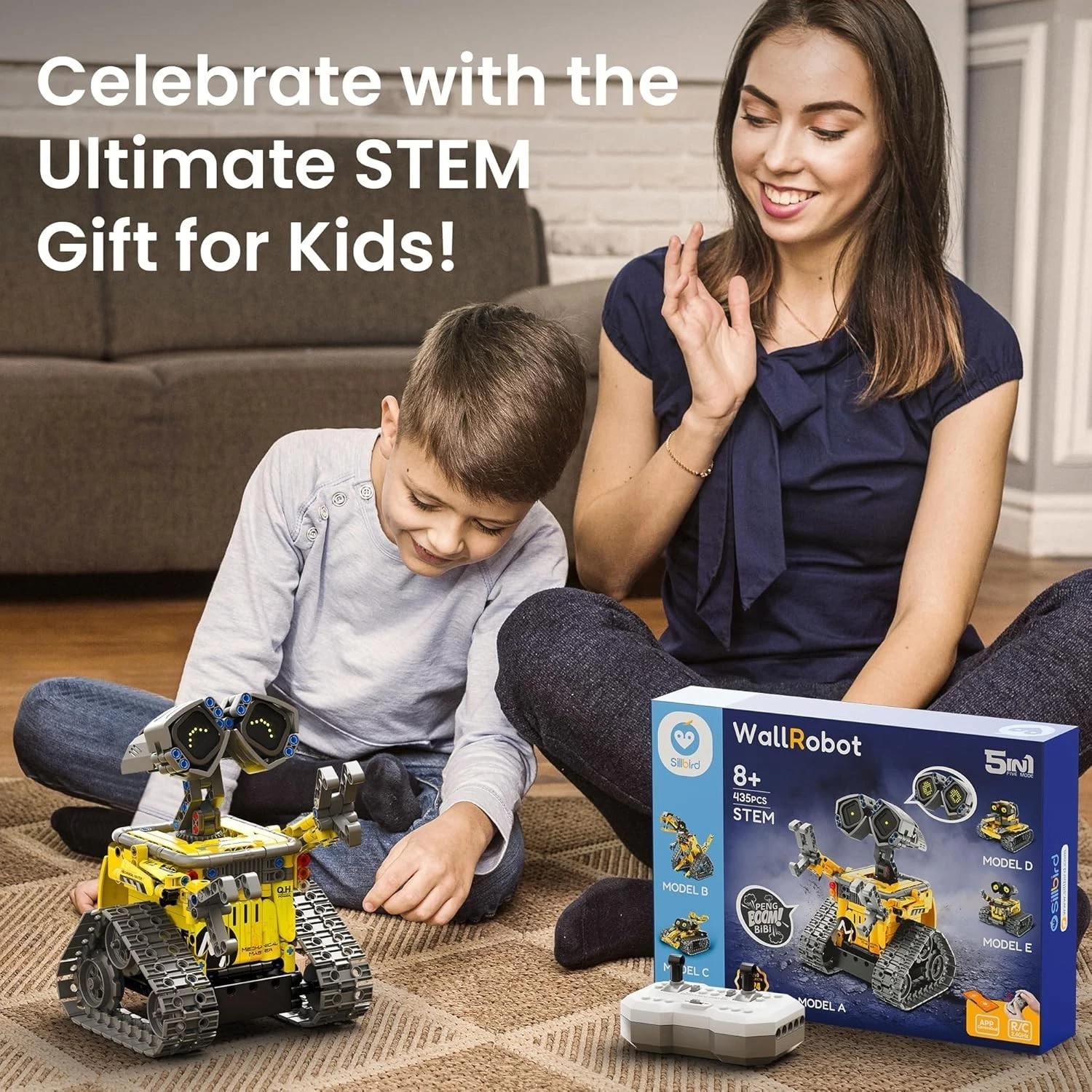 Interactive STEM Coding Robot Kit – 473 Pieces of Creative Fun for Ages 8+