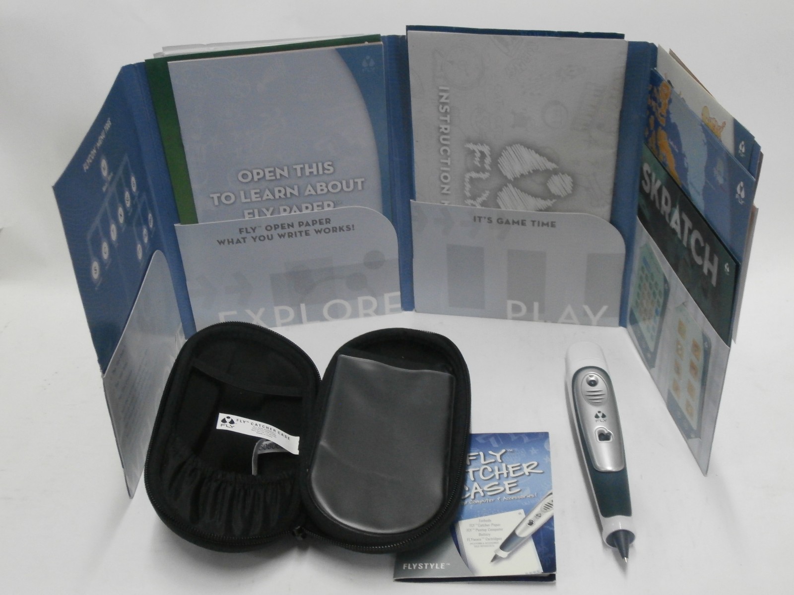 LEAP FROG FLY Launch Pad, Games & Digital Pen Pentop Computer Child Learning