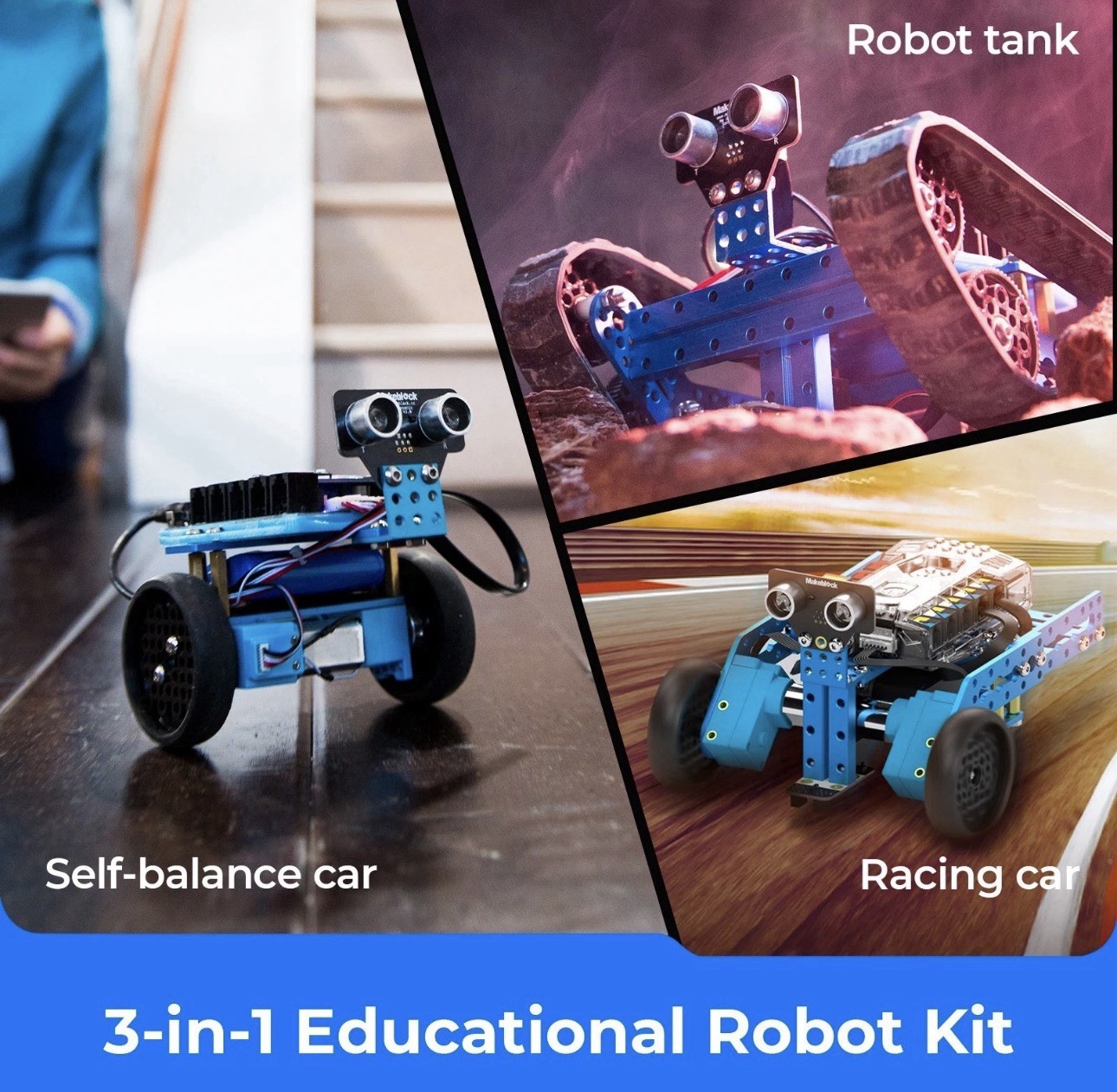 Makeblock mBot Ranger 3-in-1 Educational Robot Kit, Learn Coding with Scratch