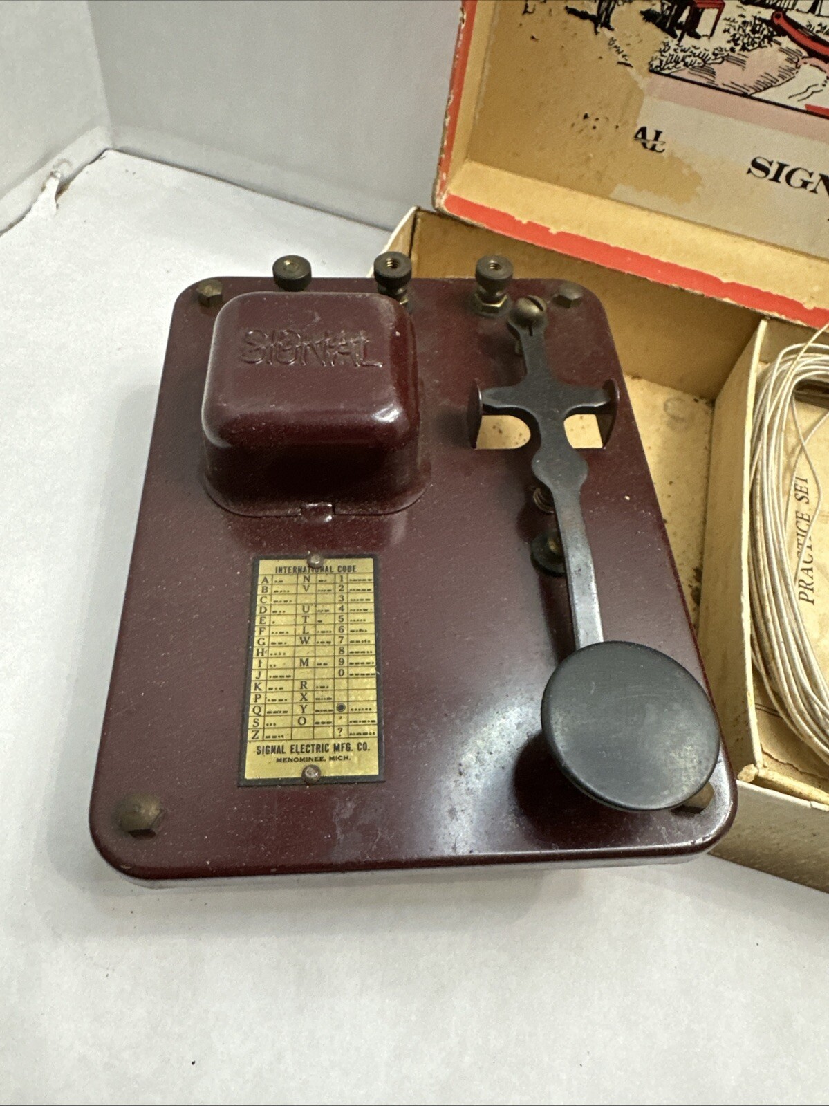 1930’s R-70 Model Signa Jr. Twin Wireless by Signal Electric Mfg. Co. Complete