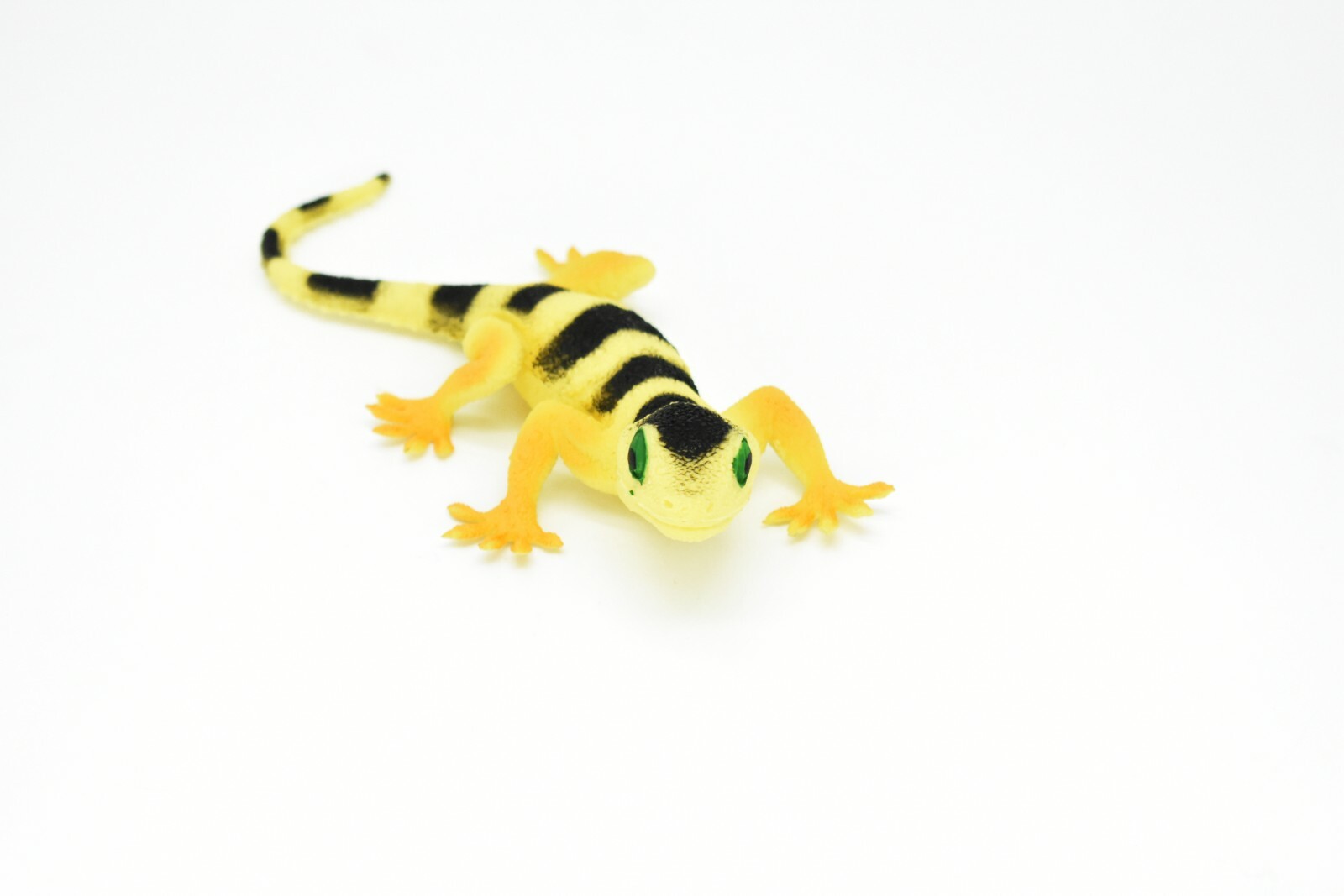 Gecko, Yellow Banded, Realistic Toy Model Plastic Replica 7″ F2050 B187