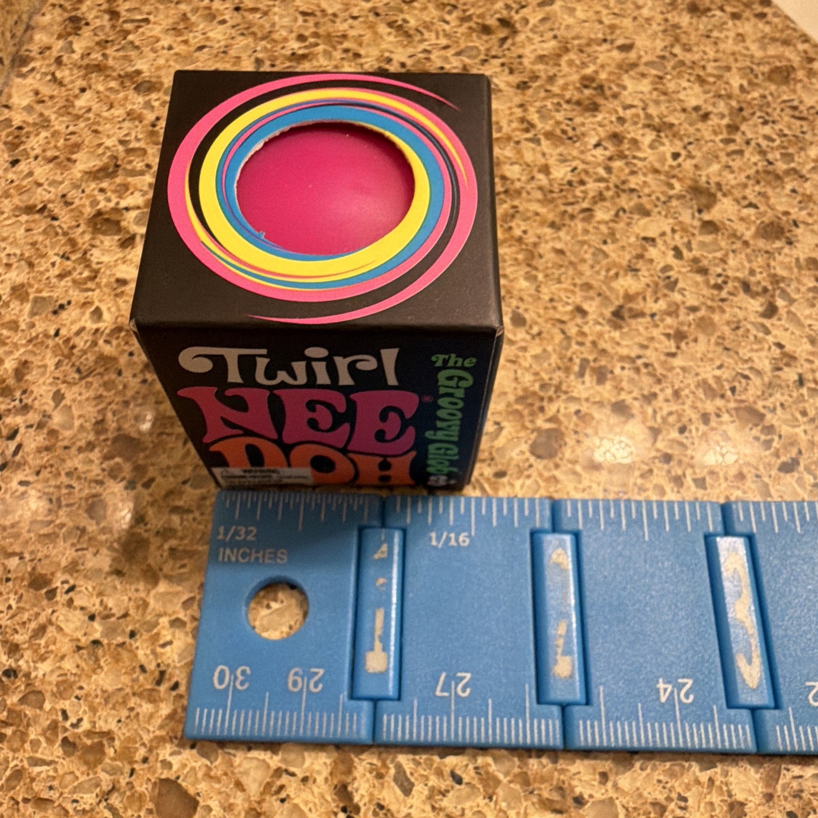 Schylling Nee Doh Groovy Glob Twirl Swirl Squeeze Sensory Toy Pink 3+ 25312YP