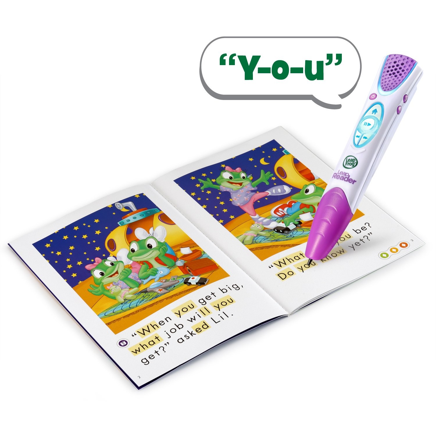 LeapFrog LeapReader System Learn-to-Read 10 Book 1.3″ X 6.6″ x 1.2″, Pink