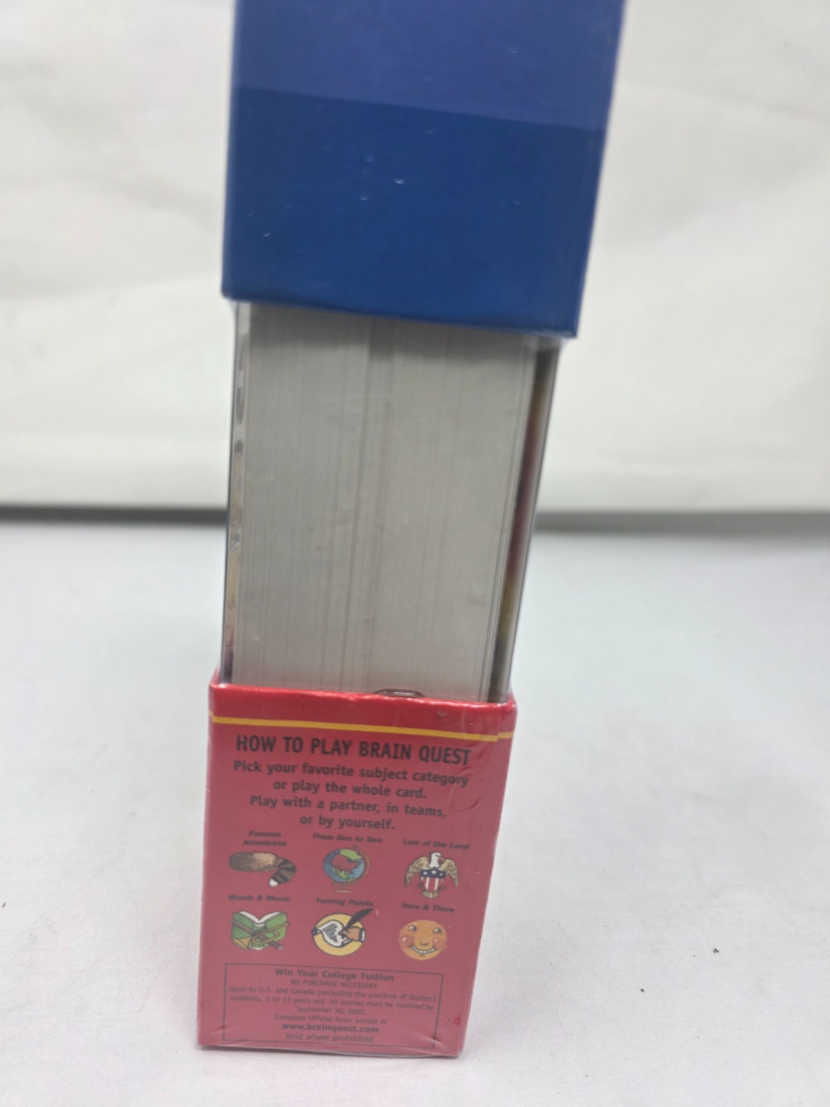 Brain Quest America Educational Trivia Game Updated Edition 850 Questions 9 & Up