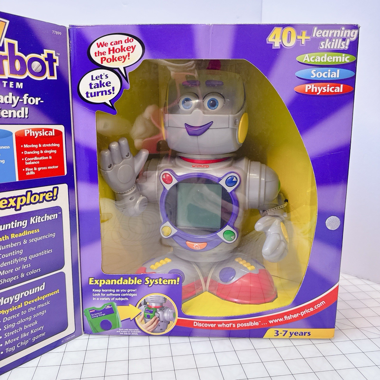 Fisher-Price Kasey the Kinderbot Learning System interactive Teaching Robot New