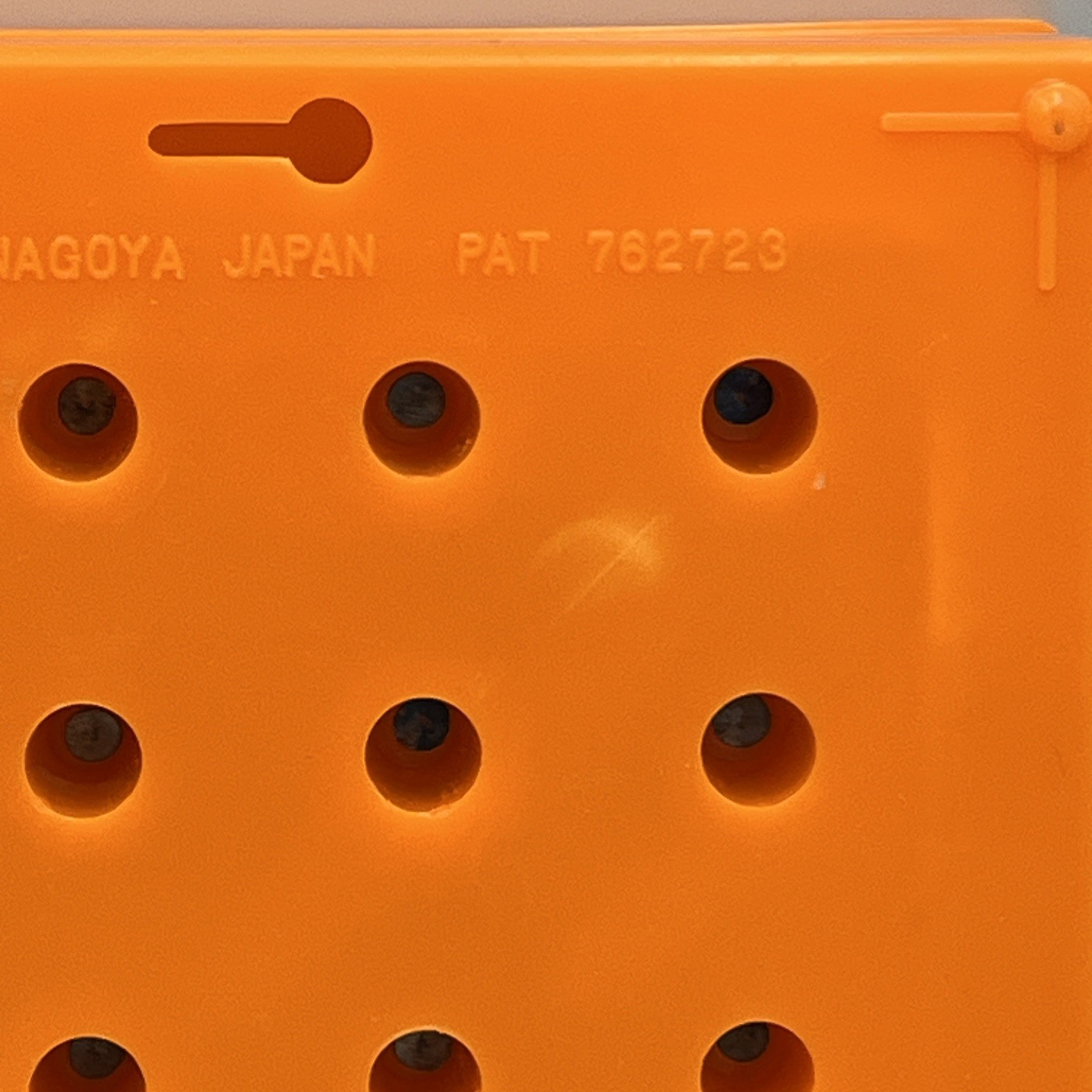 Push Down Tactile Educational Math Learning Toy Master Co Division Japan Orange