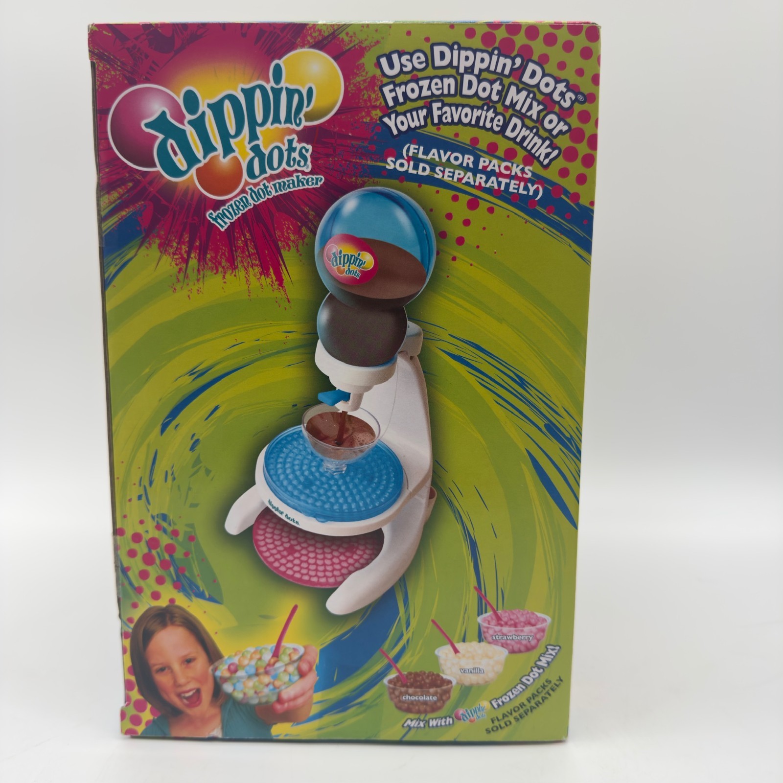 NEW Factory Sealed Dippin Dots Frozen Dot Maker Big Time Toys 2009 Rare NOS