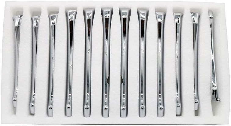 Front Grill Chrome Trim Compatible with Maserati Ghibli 2013 2014 2015 2016 2017