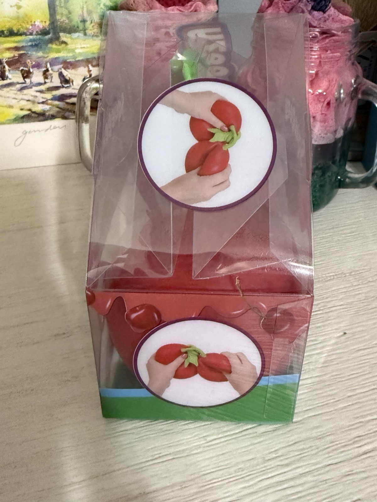 NEW Squishy Sunny Days Toymendous Red Cherries 5.5 Inch Squeezy Cherry Viral