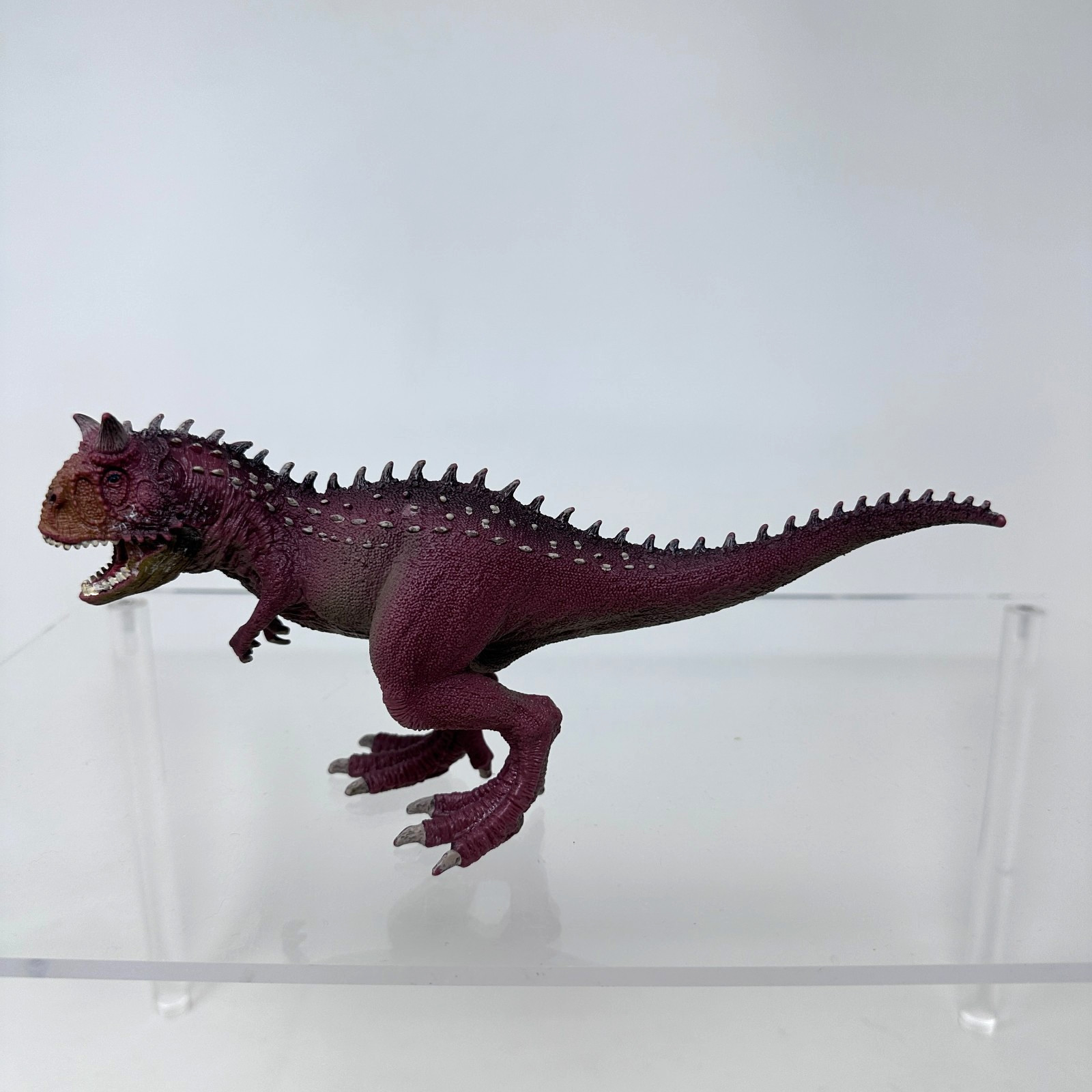 Schleich Carnotaurus Figure Red Prehistoric Dinosaur Animal Figurine 2012 READ