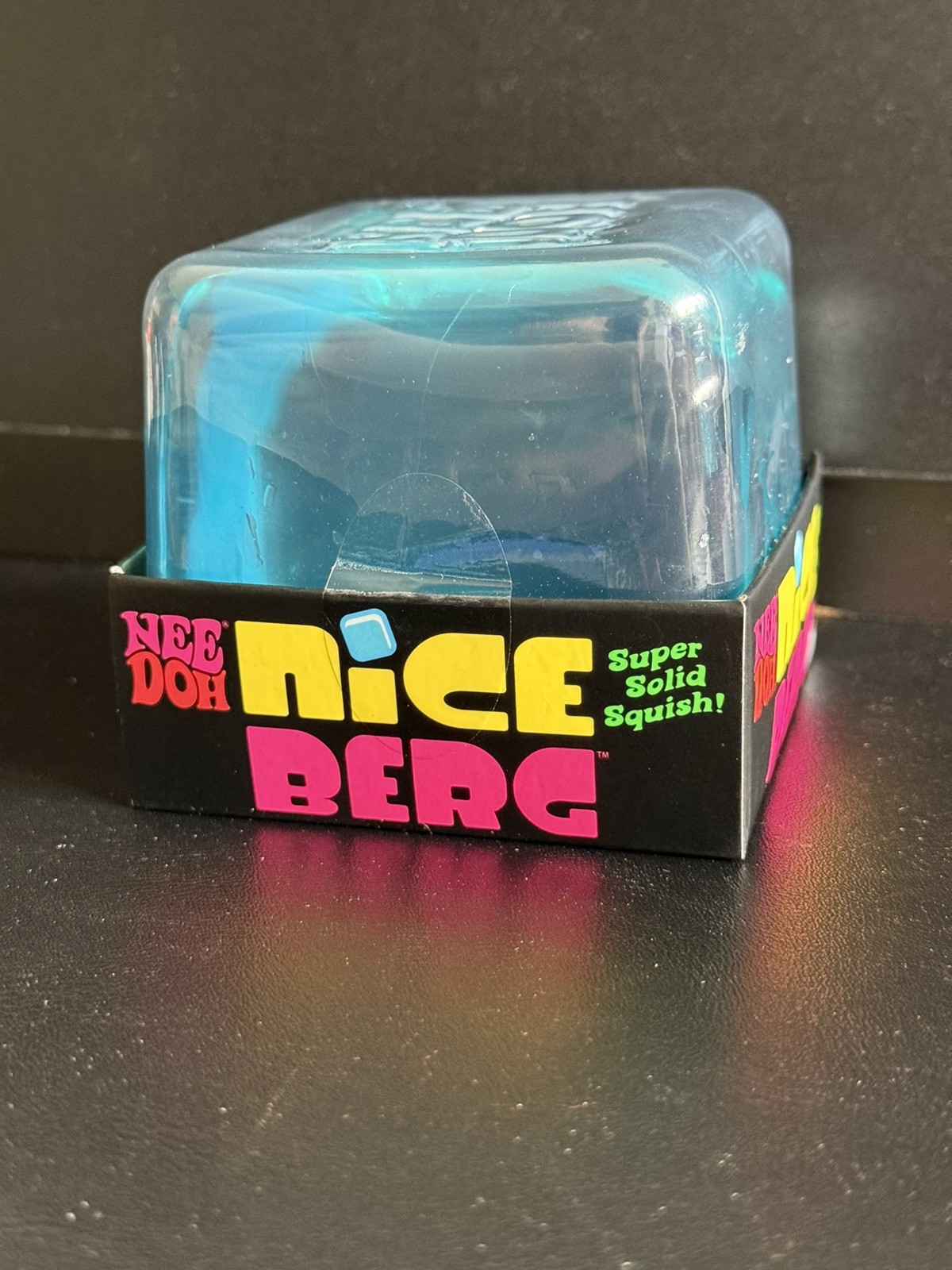 NEEDOH Nice Berg Blue XL GIANT Solid Squish Cube Ice Block NEW FREE SHIPPING