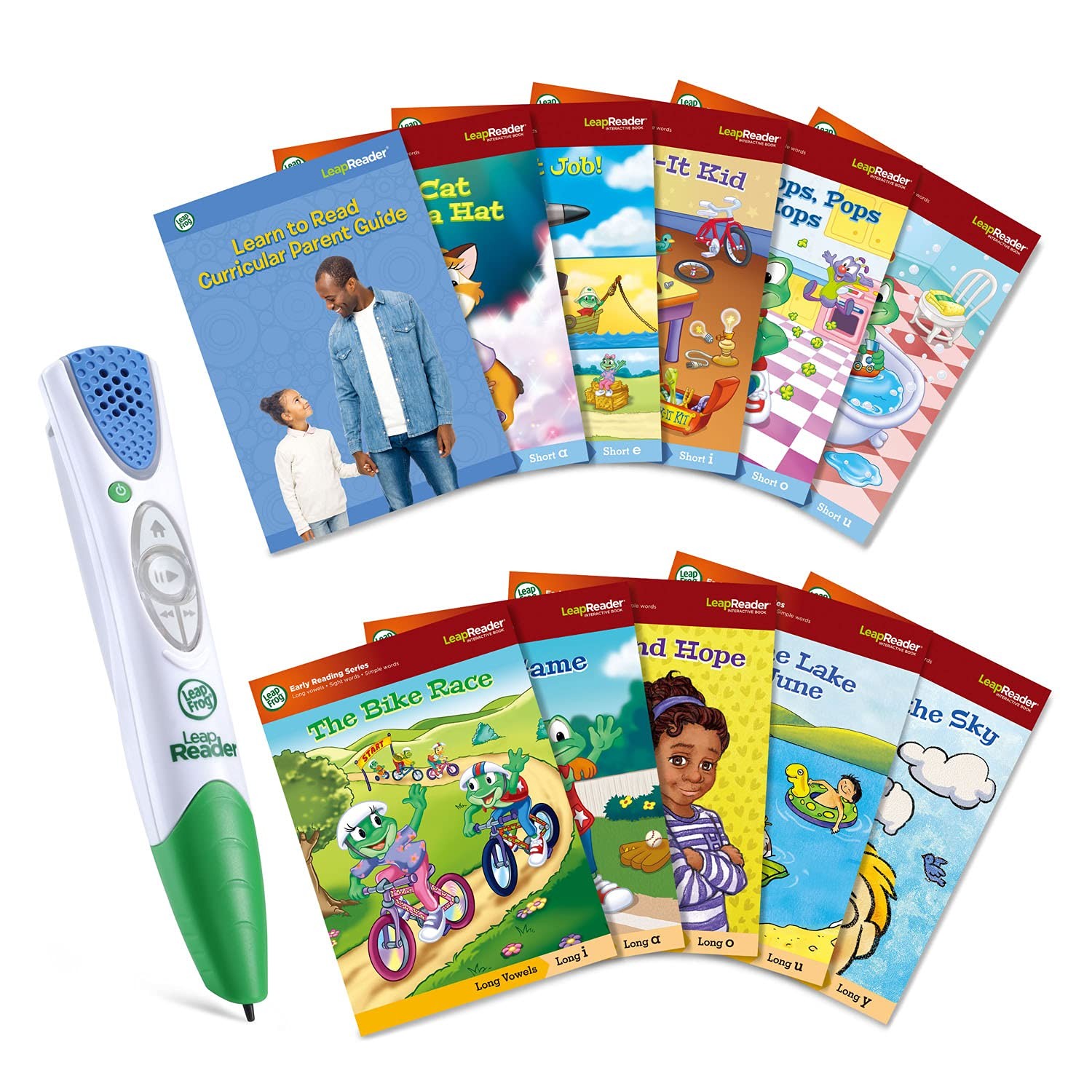 LeapFrog LeapReader System Learn to Read 10 Book Bundle os, Mega