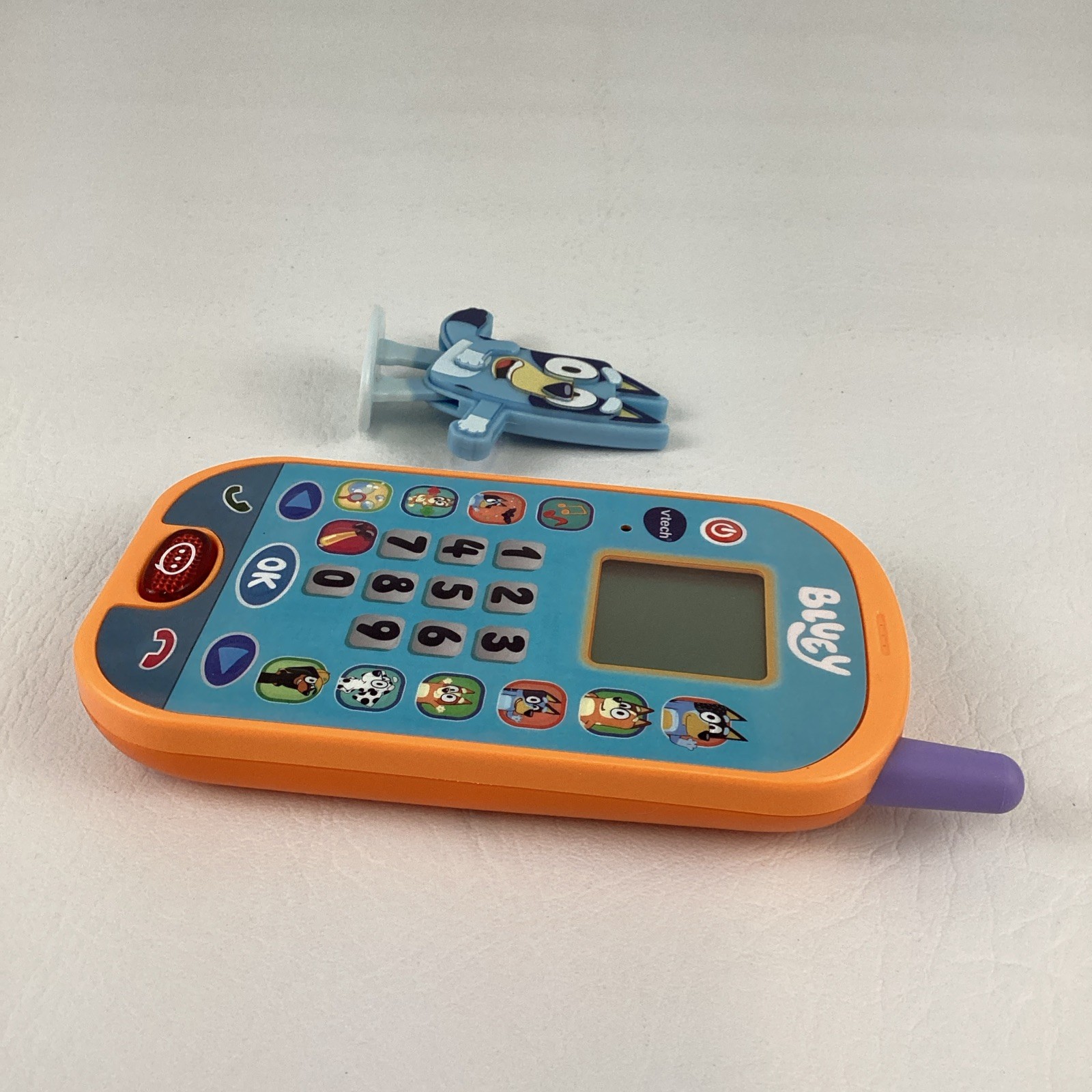 VTech Bluey Ring Ring Phone Handheld Electronic Toy Activity Chat Tested Lot