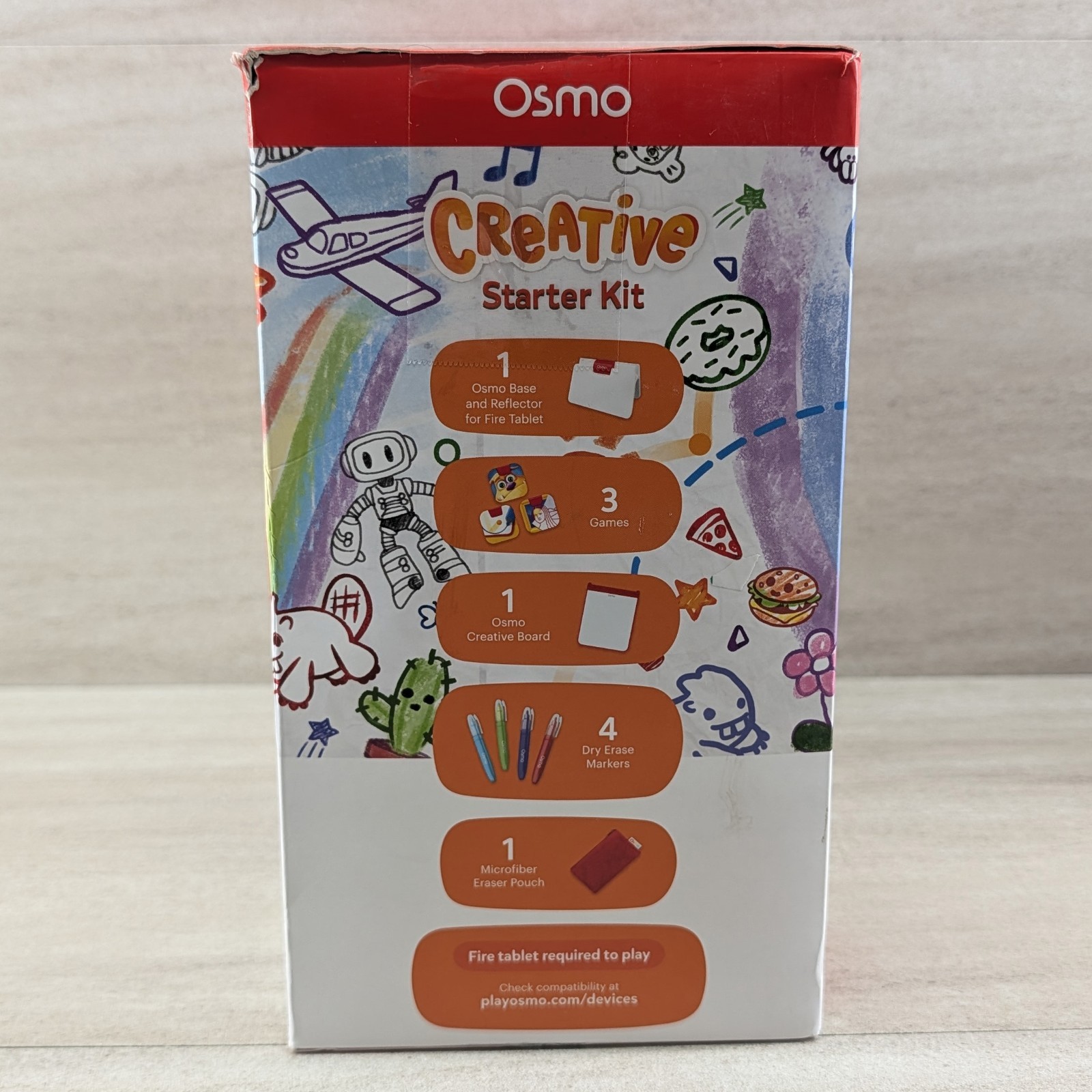 Osmo Creative Starter Kit Fire Tablet Compatible STEM Drawing Game Ages 5-10 NEW