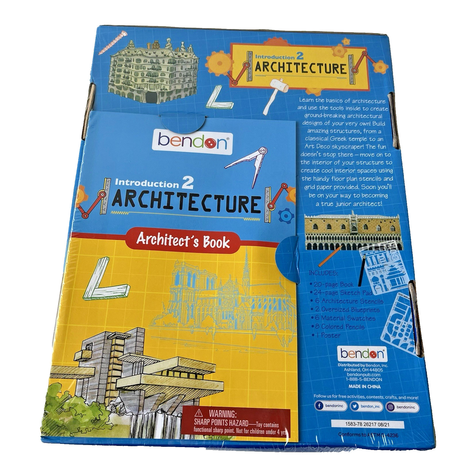 Introduction 2 Architecture Creativity Set & Book 5-16 yrs by Bendon SEALED NEW
