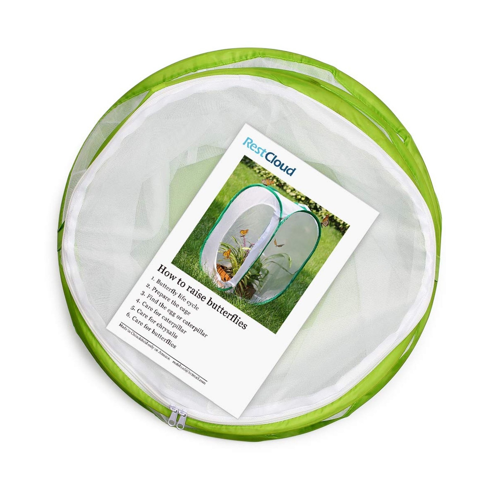 Insect and Butterfly Habitat Cage Terrarium Pop-up 12″ x 14″ Tall USA FAST SHIP