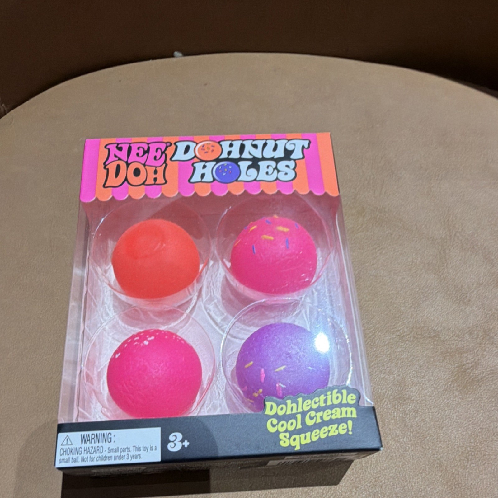 Nee Doh Lot of 7 Hot Shots Swirl Fuzz Ball Fab Four Funky Pup Donut Holes
