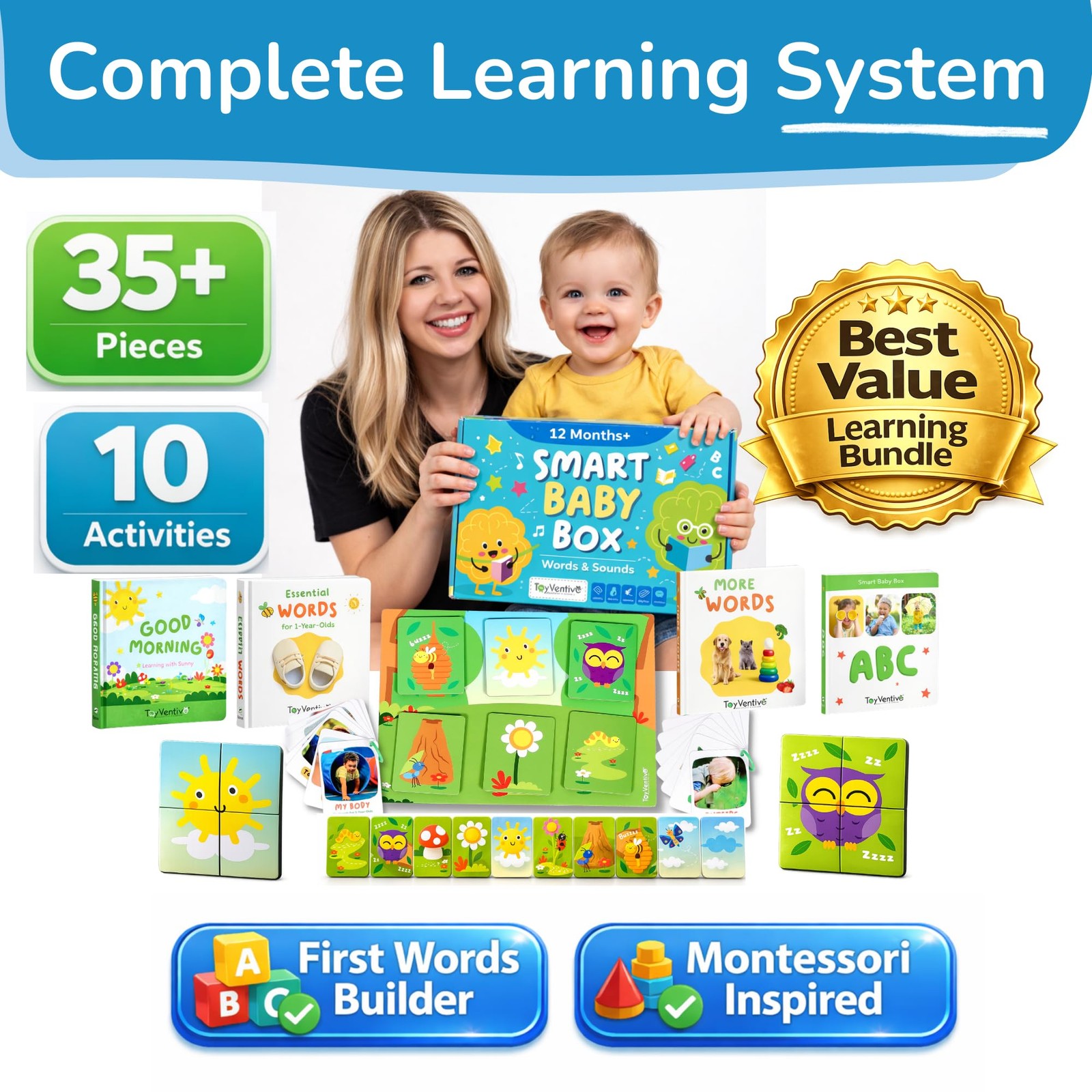 Toddler Learning Activities & Games,Board Books,Flash Cards,and Toys for Infa…