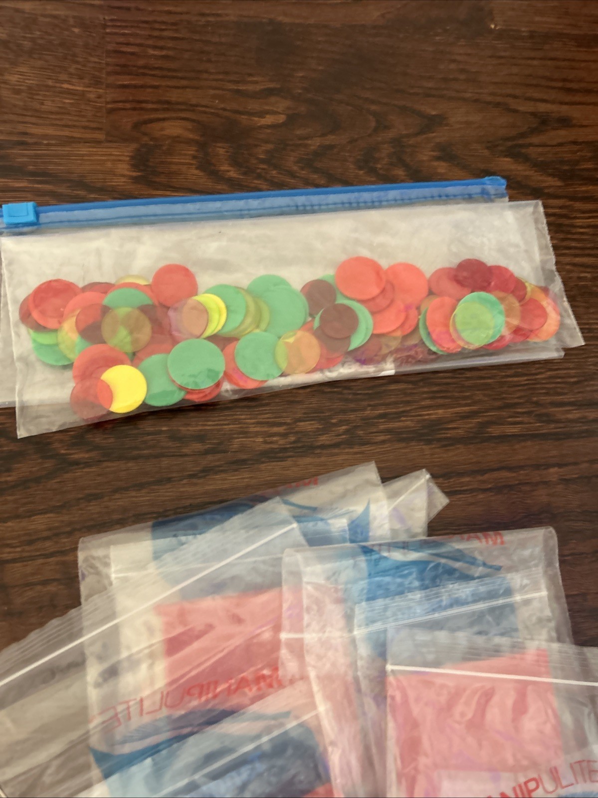 Lot ETA Overhead Projector Math Transparency Fraction Circles Anglegs Tiles