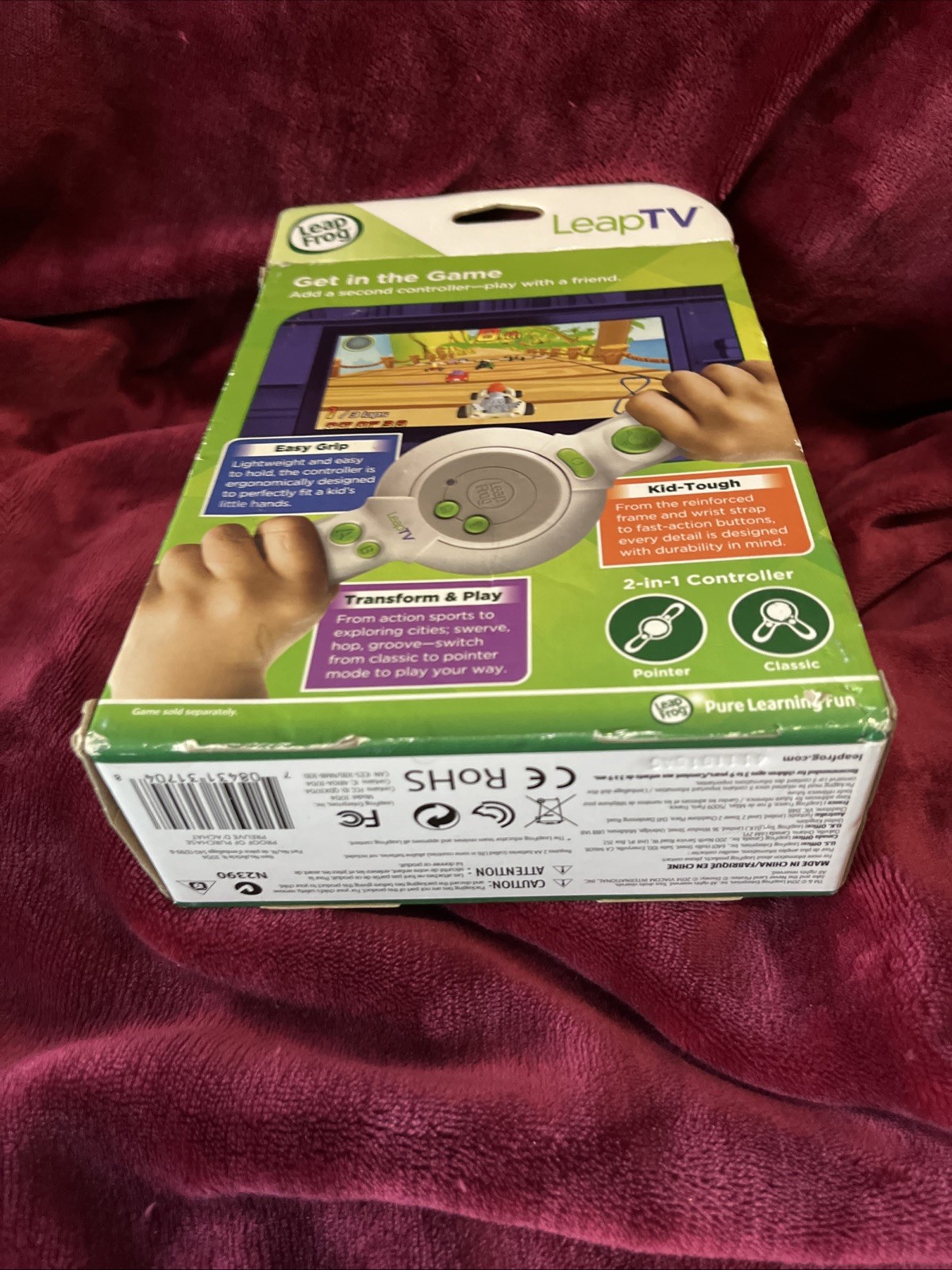 LeapTV Transforming Controller Made for Little Kid Hands 2-in-1 Game Device Leap