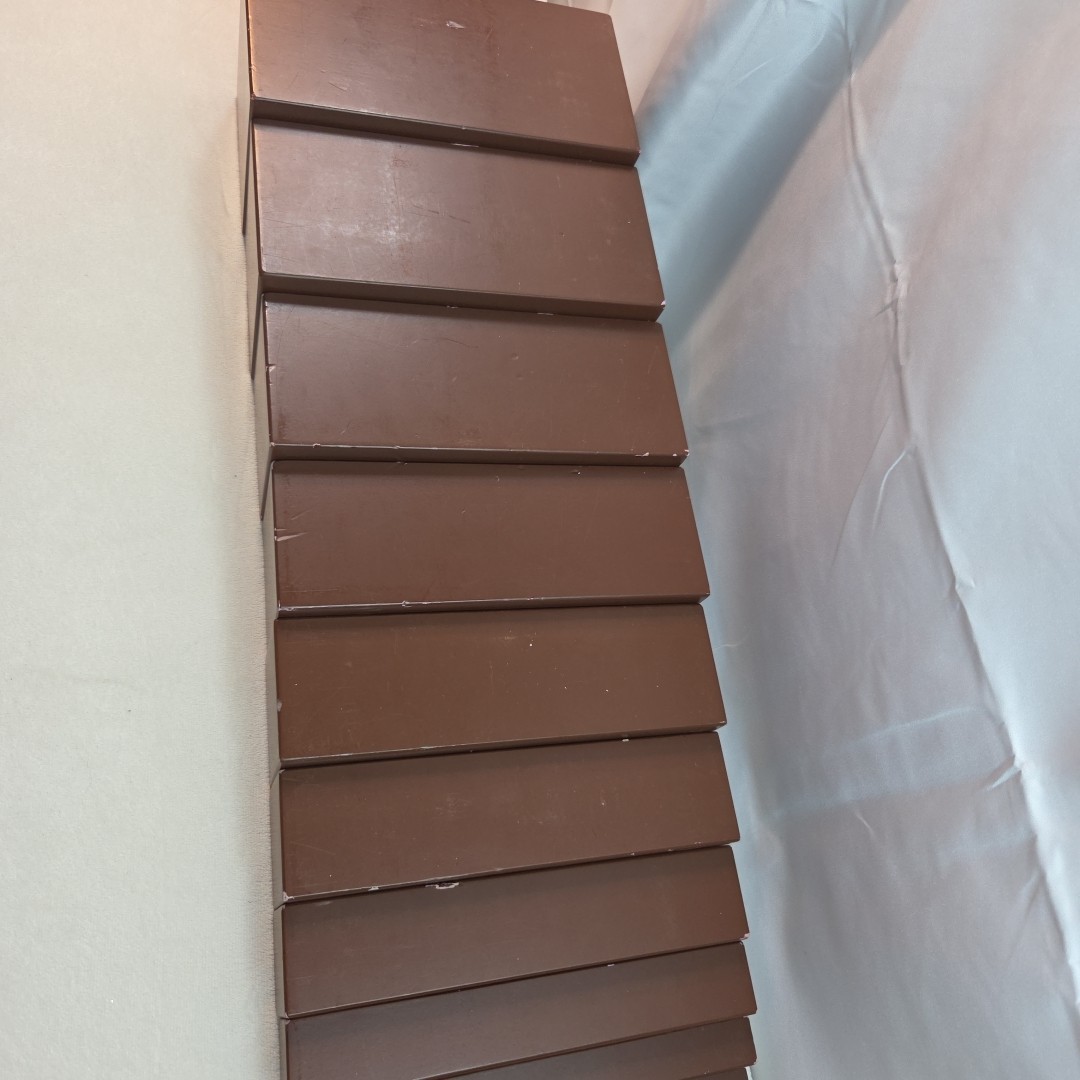 Montessori Broad Stairs 3D Solid Wooden Toys Math Games Homeschool 11 Pieces