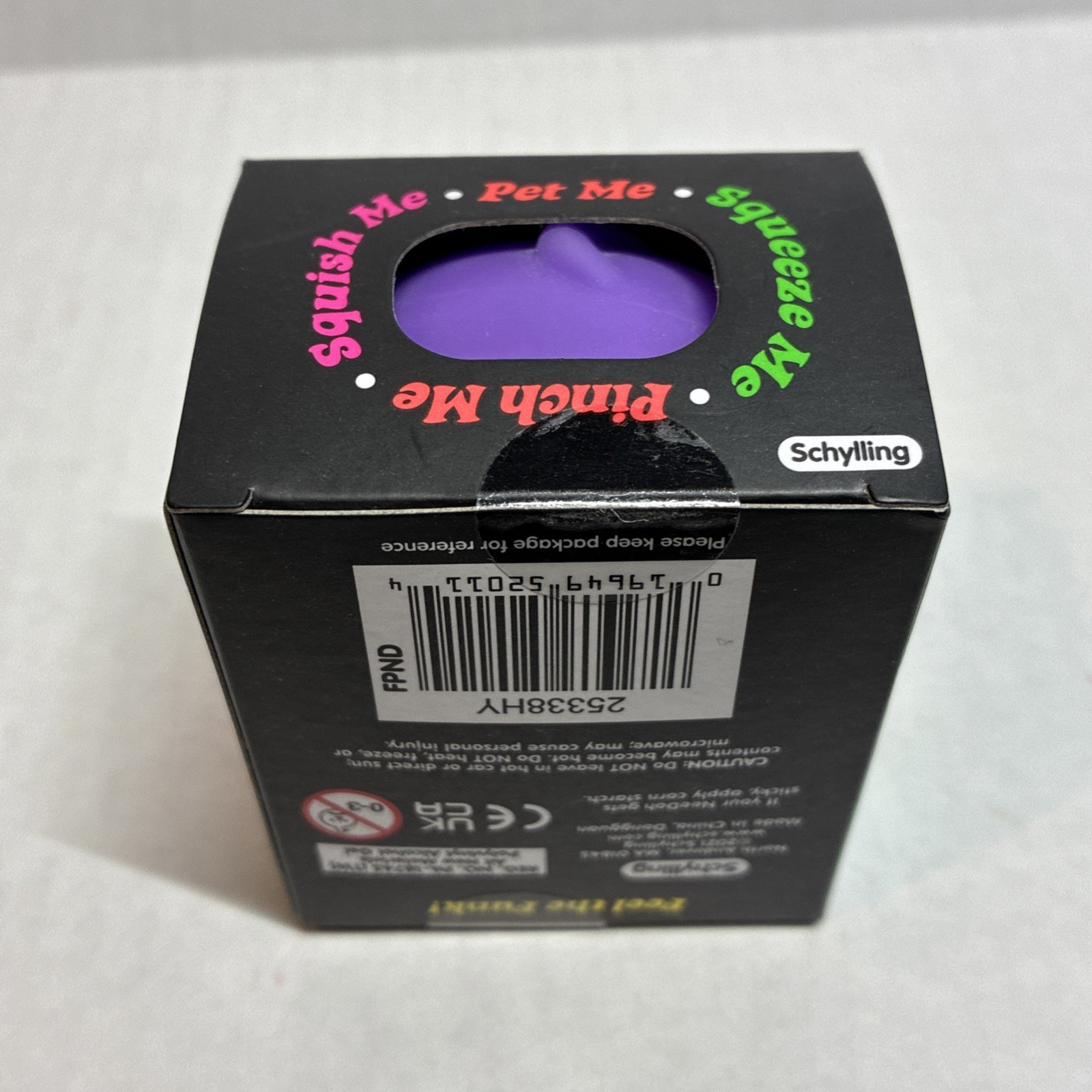 Authentic NEEDOH Funky Pup DOG Nee Doh Stress Ball SQUISHY Fidget Purple New