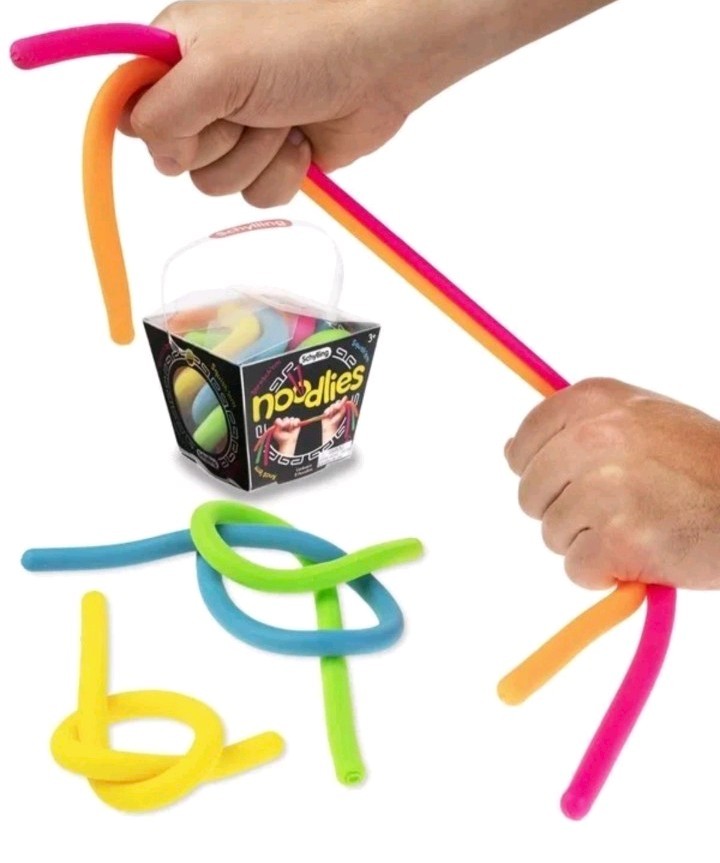 NeeDoh Noodlies Sensory Fidget Toy, RARE Nee Doh Stretchy Noodles AUTHENTIC USA